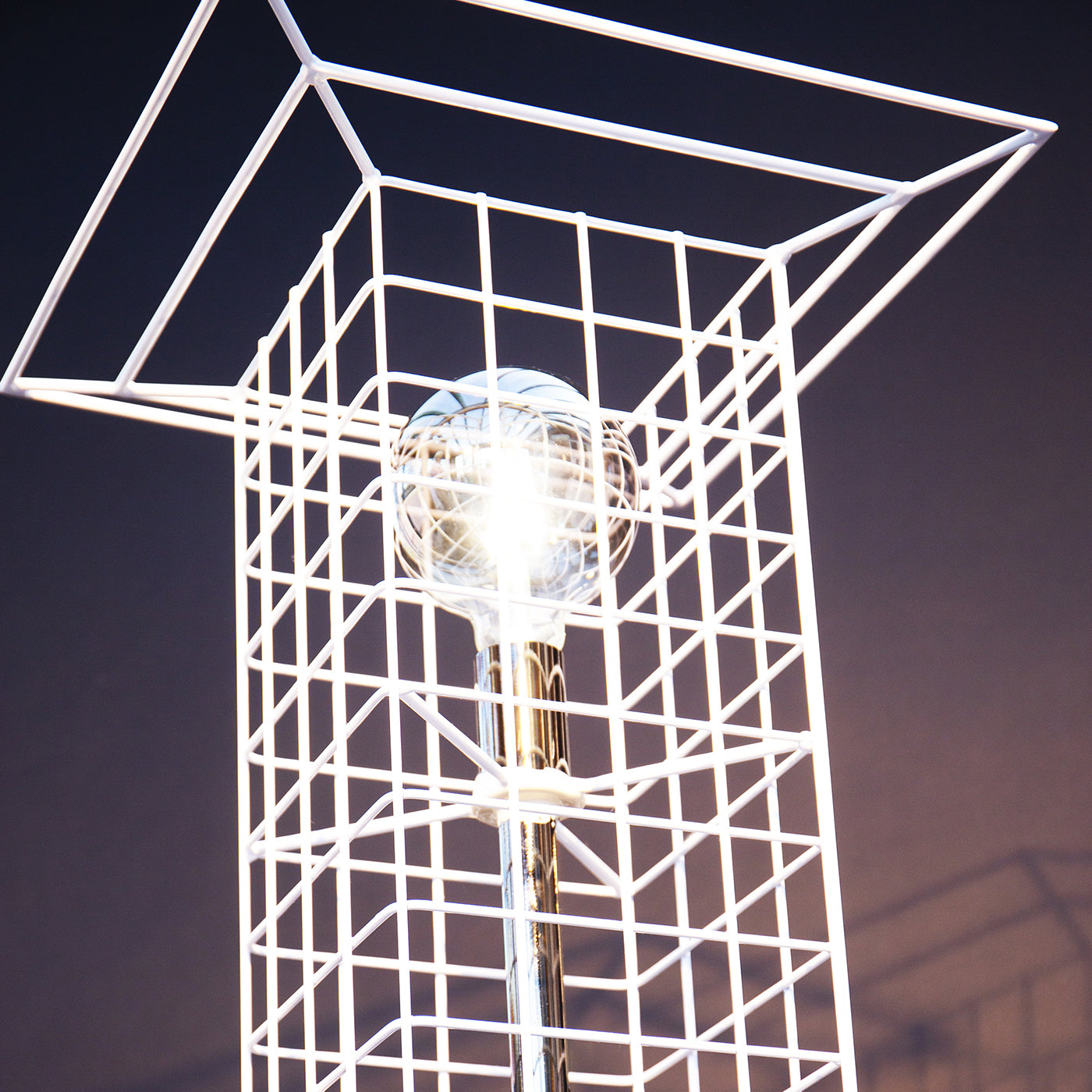 Large White Krid Lamp By Clémence Seilles - Alternative view 5