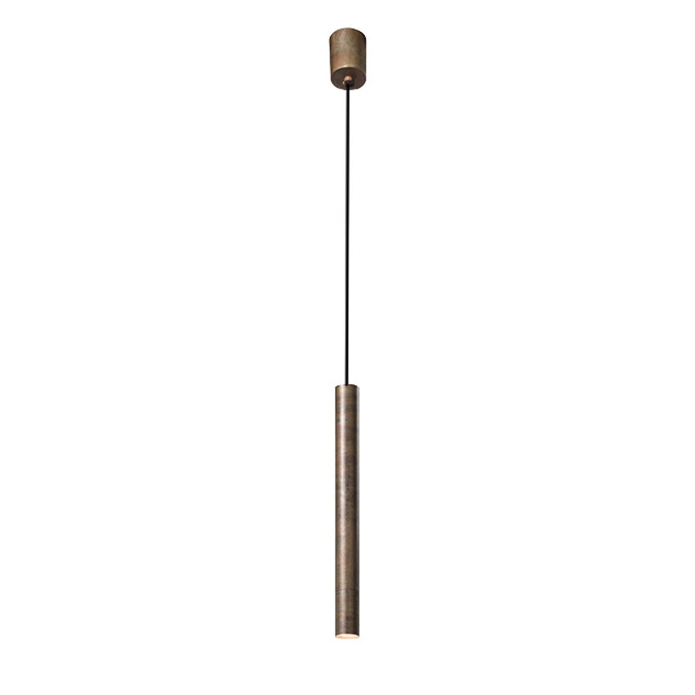 Girasoli Slim Brass Suspension Lamp - Vue principale