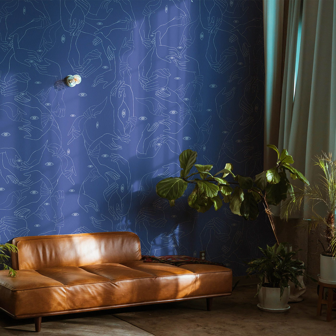 Uno, Nessuno Light Blue Wallpaper - Alternative view 2