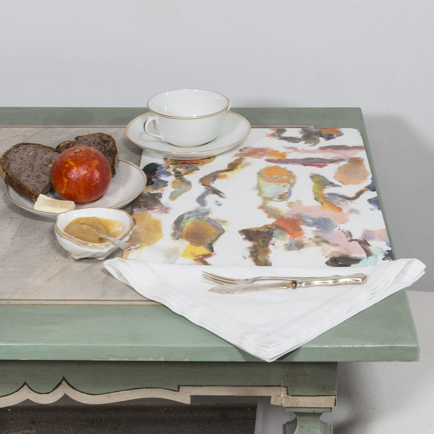 Botanica Set of 2 print Glossy wood fiber tablemats - Alternative view 1