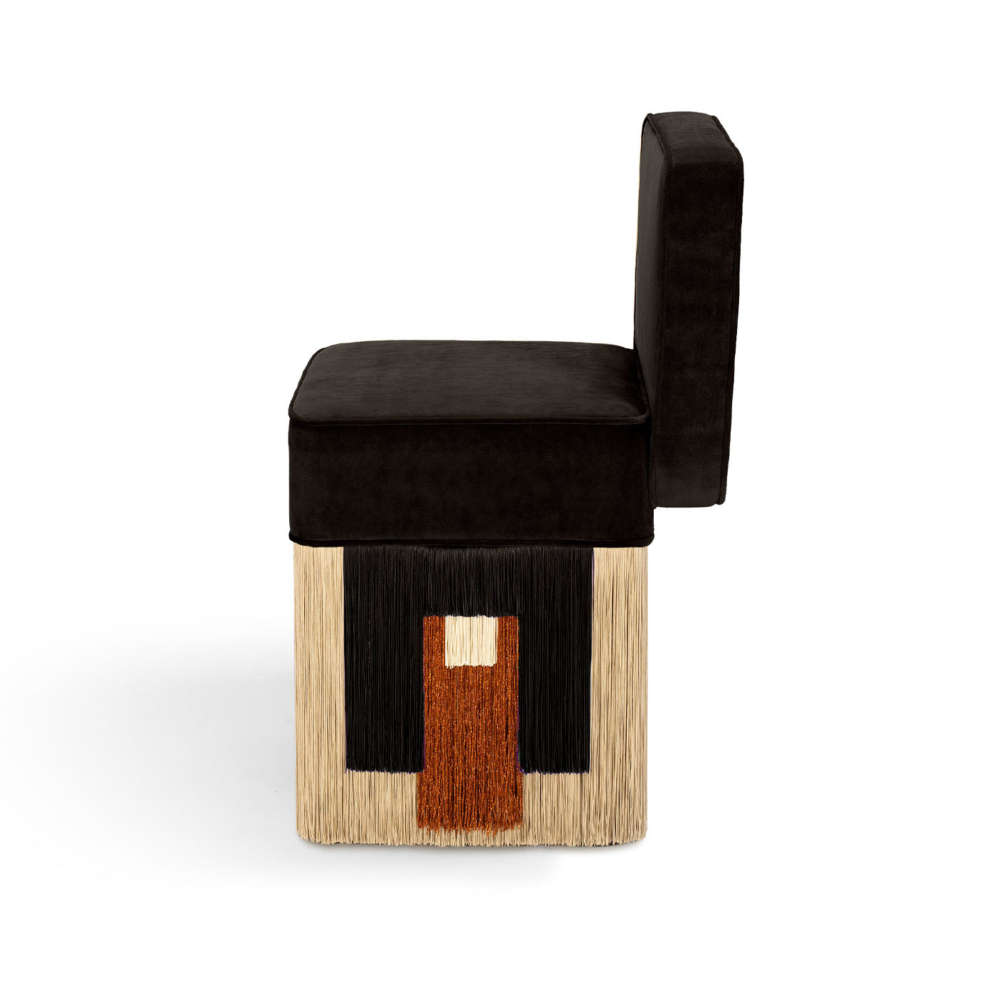 Lilli Cleo Black Velvet Chair by Lorenza Bozzoli - Alternative view 1