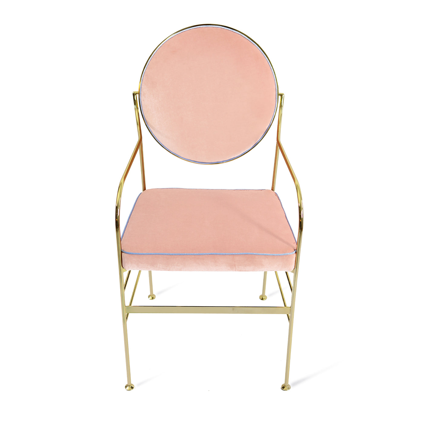 Set of 2 Luigina Gold and Pink Queen Chair - Alternative view 4