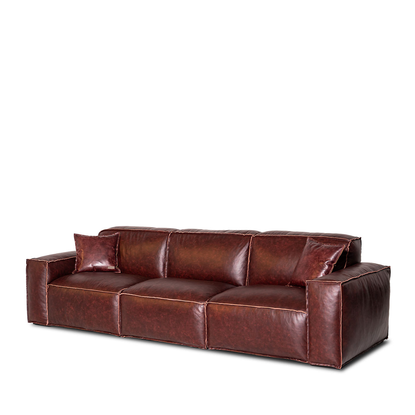 Dodo Mahogany Leather Sofa - Alternative view 4