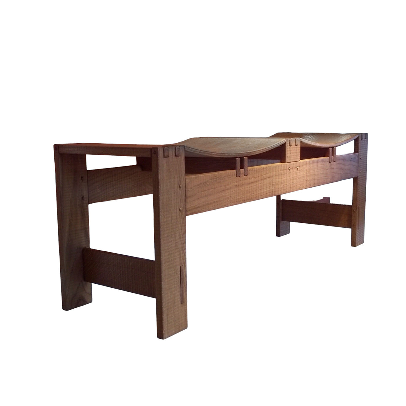 Panca degli Sposi 2-Seater Wooden Bench - Alternative view 1