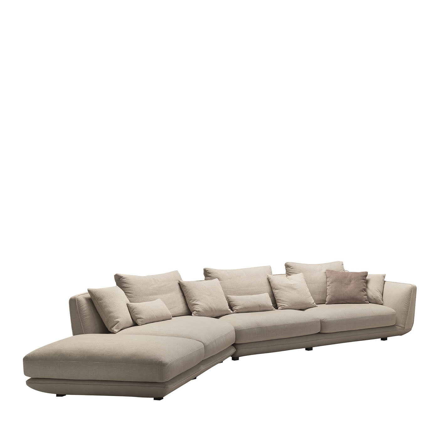 Dublino Gray Fabric Modular Sofa - Main view