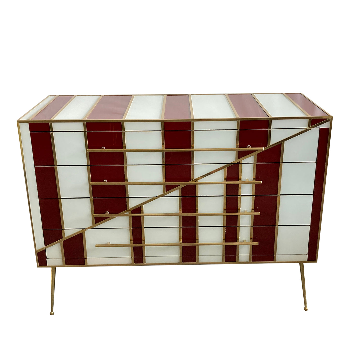 Red and White Dresser - Main view