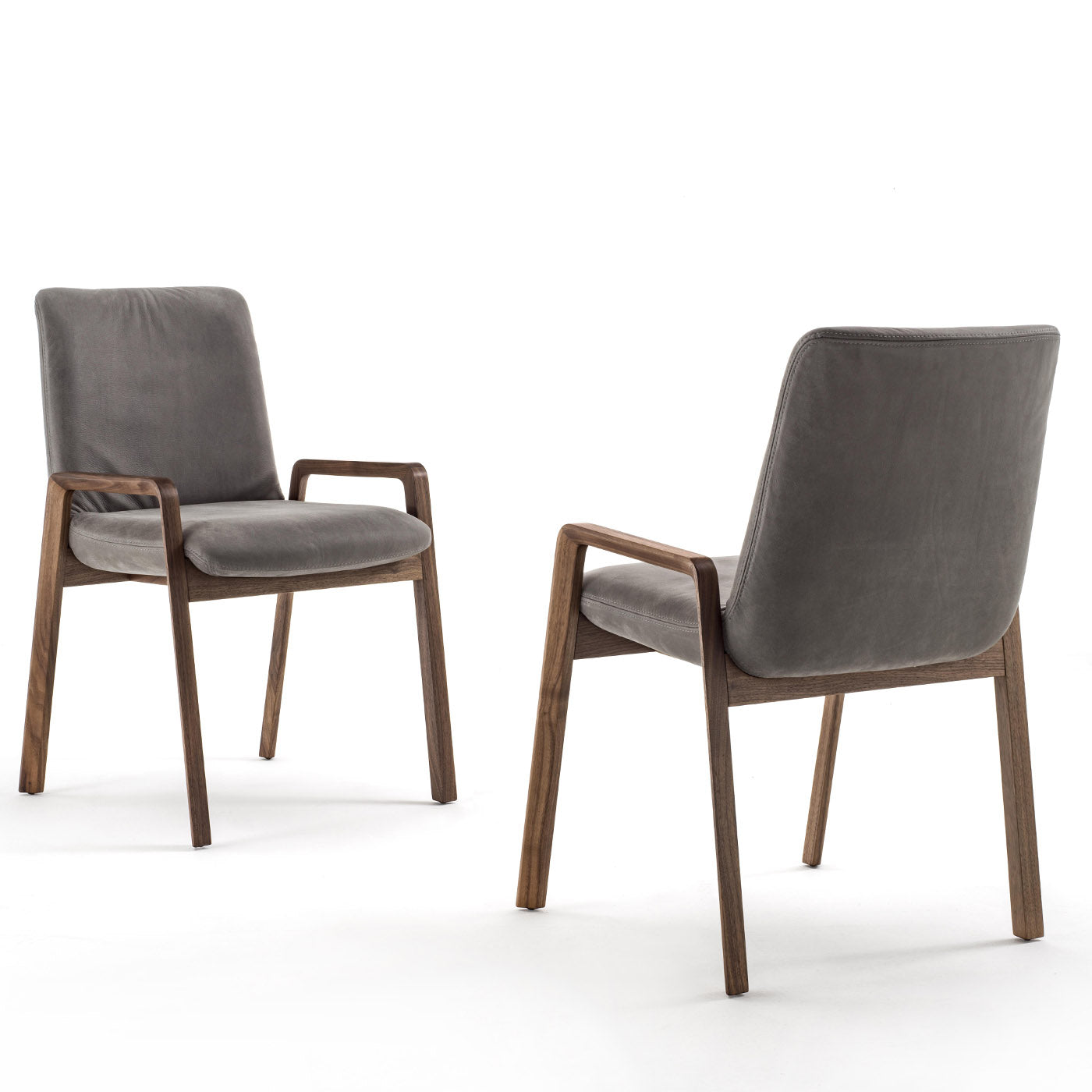 Noblé Gray Chair With Arms by Giuliano & Gabriele Cappelletti - Alternative view 5