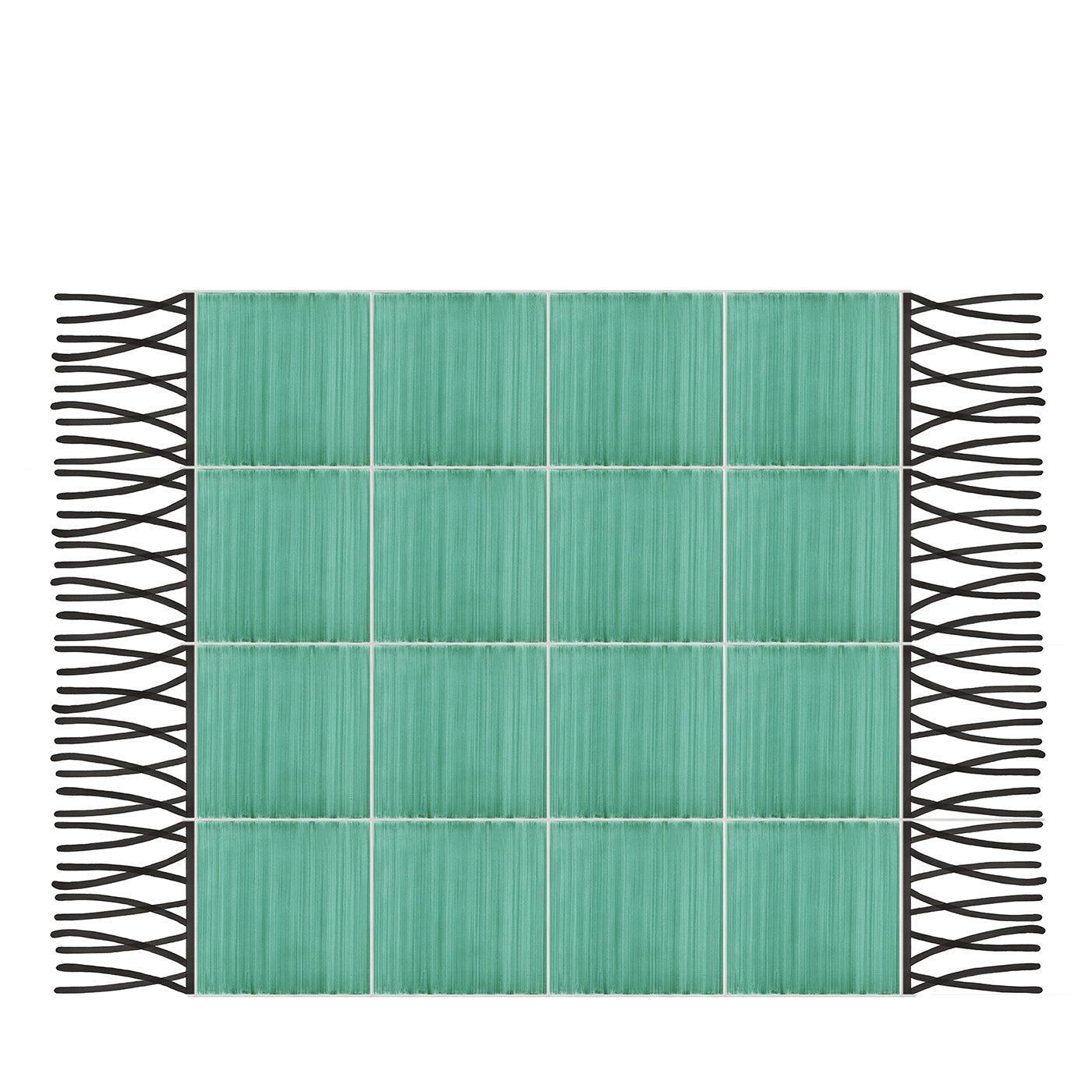 Teppich Total Grün Keramische Komposition von Giuliano Andrea dell'Uva 120 X 80 - Hauptansicht
