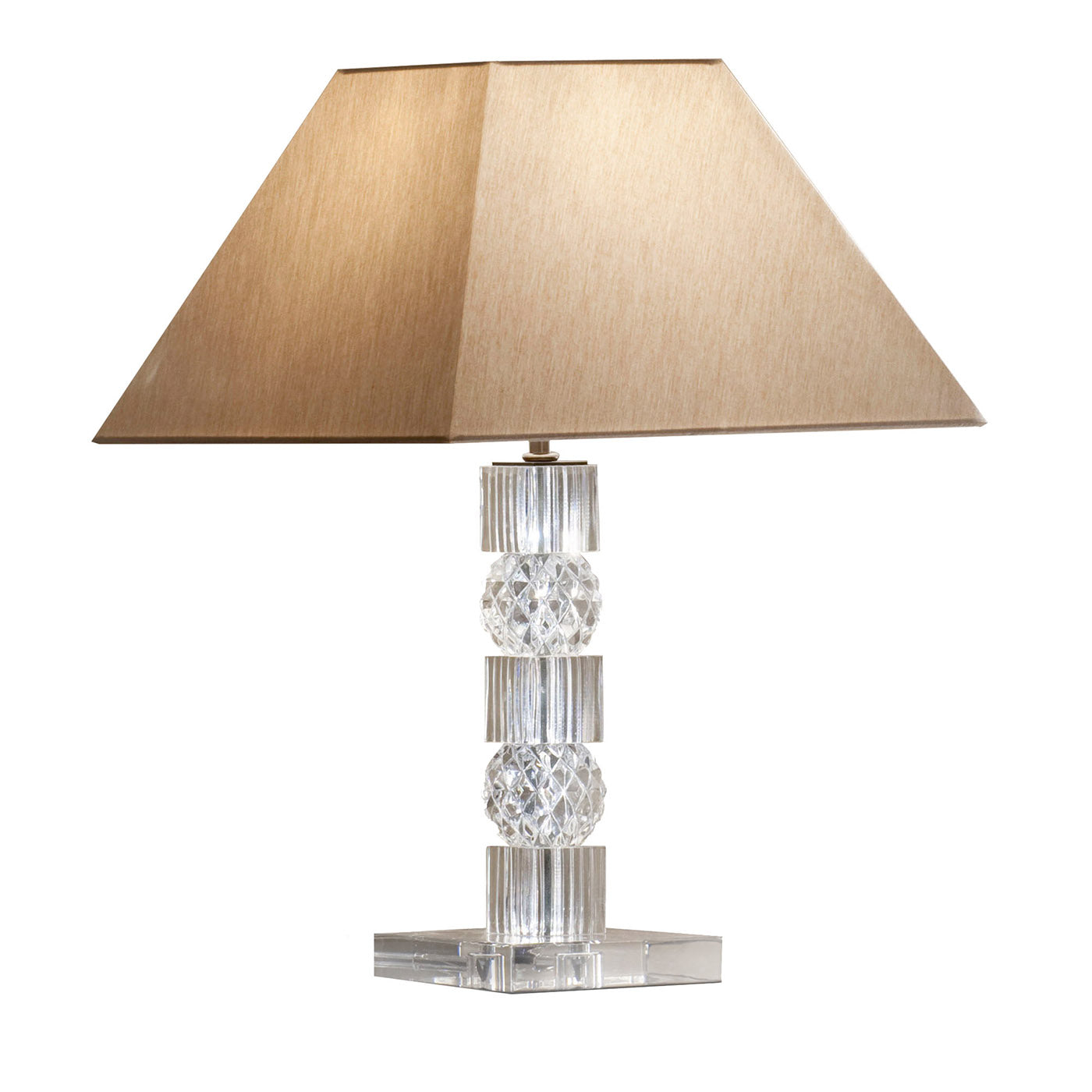 Lifetime - Petite lampe de table transparente de Murano - Vue principale