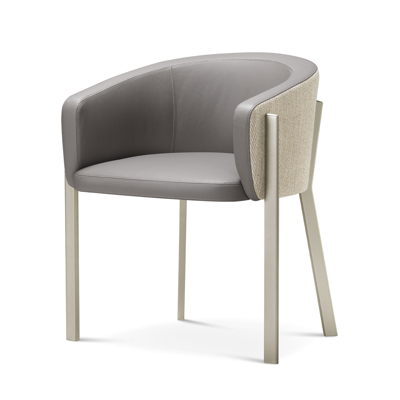 Arch Gray Leather Armchair by Richard Hutten - Alternative view 1