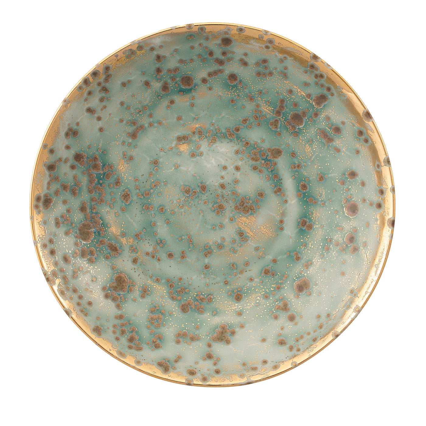 Michelangelo Set of 2 Green Soup Plates - Main view