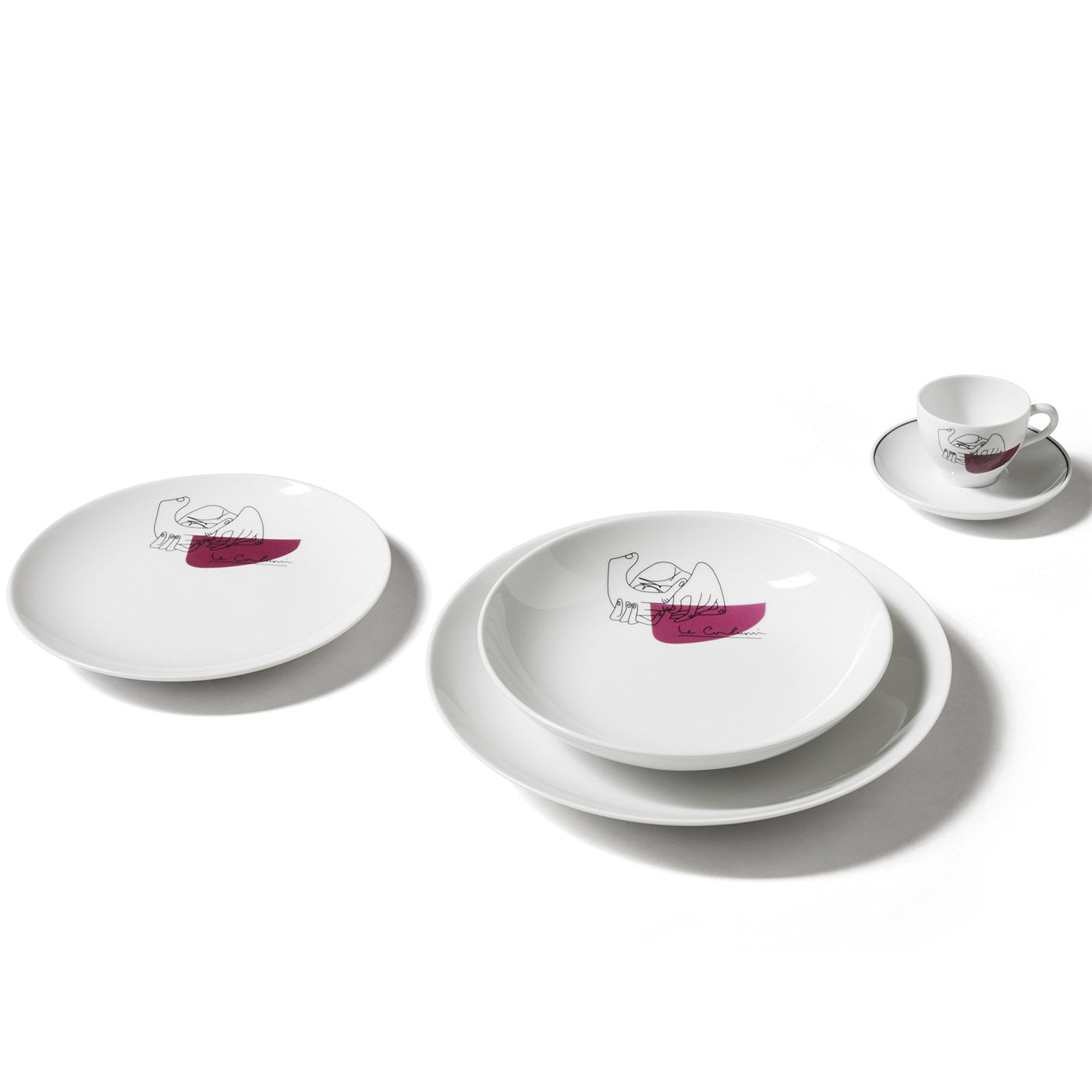 Service Prunier by Le Corbusier - Set of 2 Soup Plates - Alternative view 3