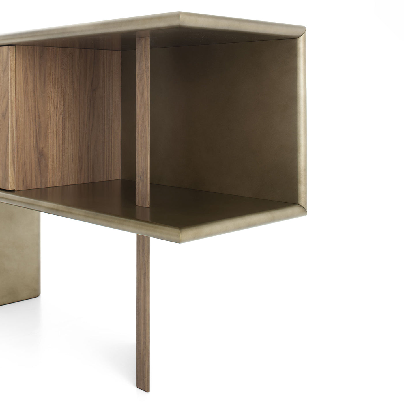Living Canaletto Walnut Bronze Small Sideboard - Alternative view 2
