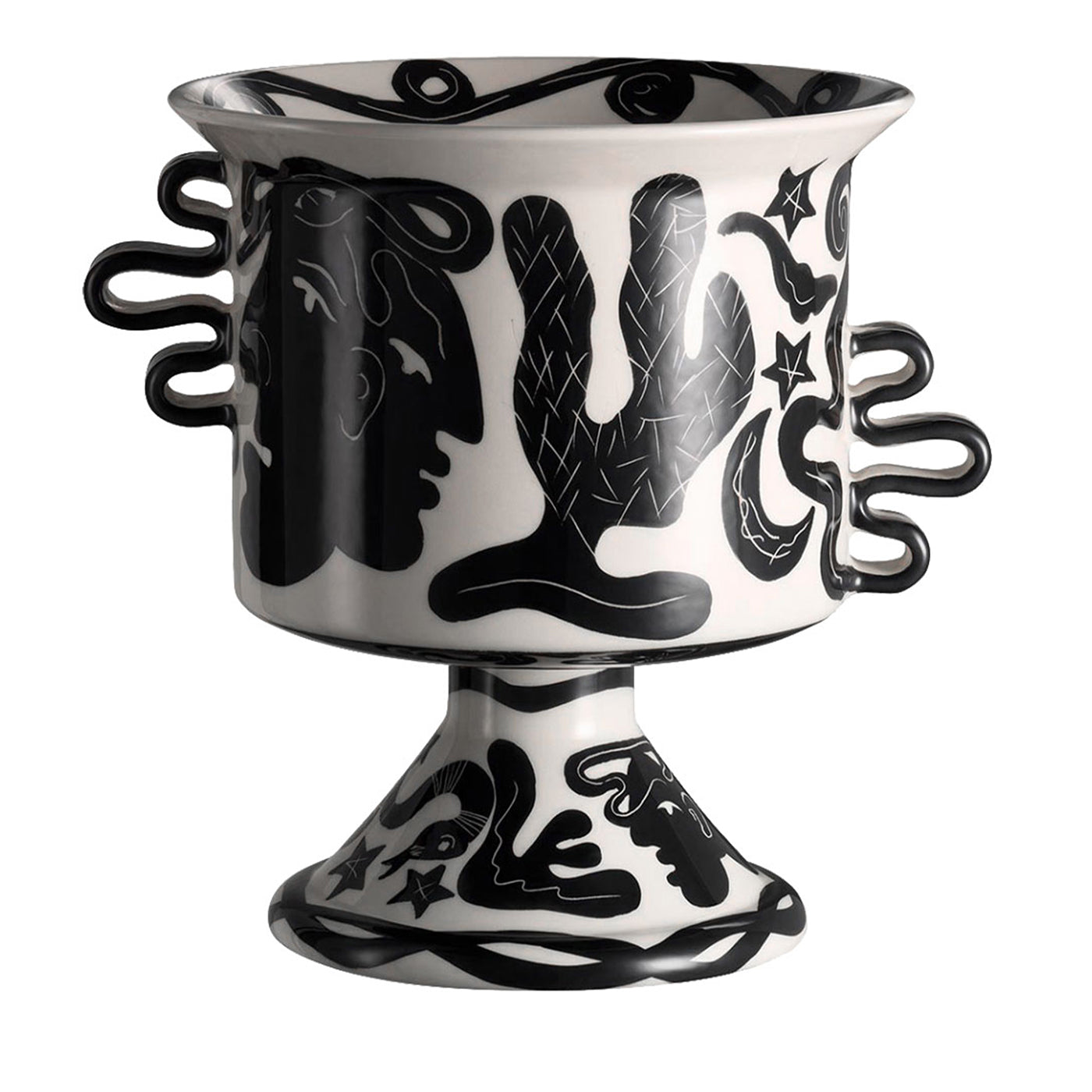Ekahau Black & White Vase by Jean-Christophe Clair - Main view