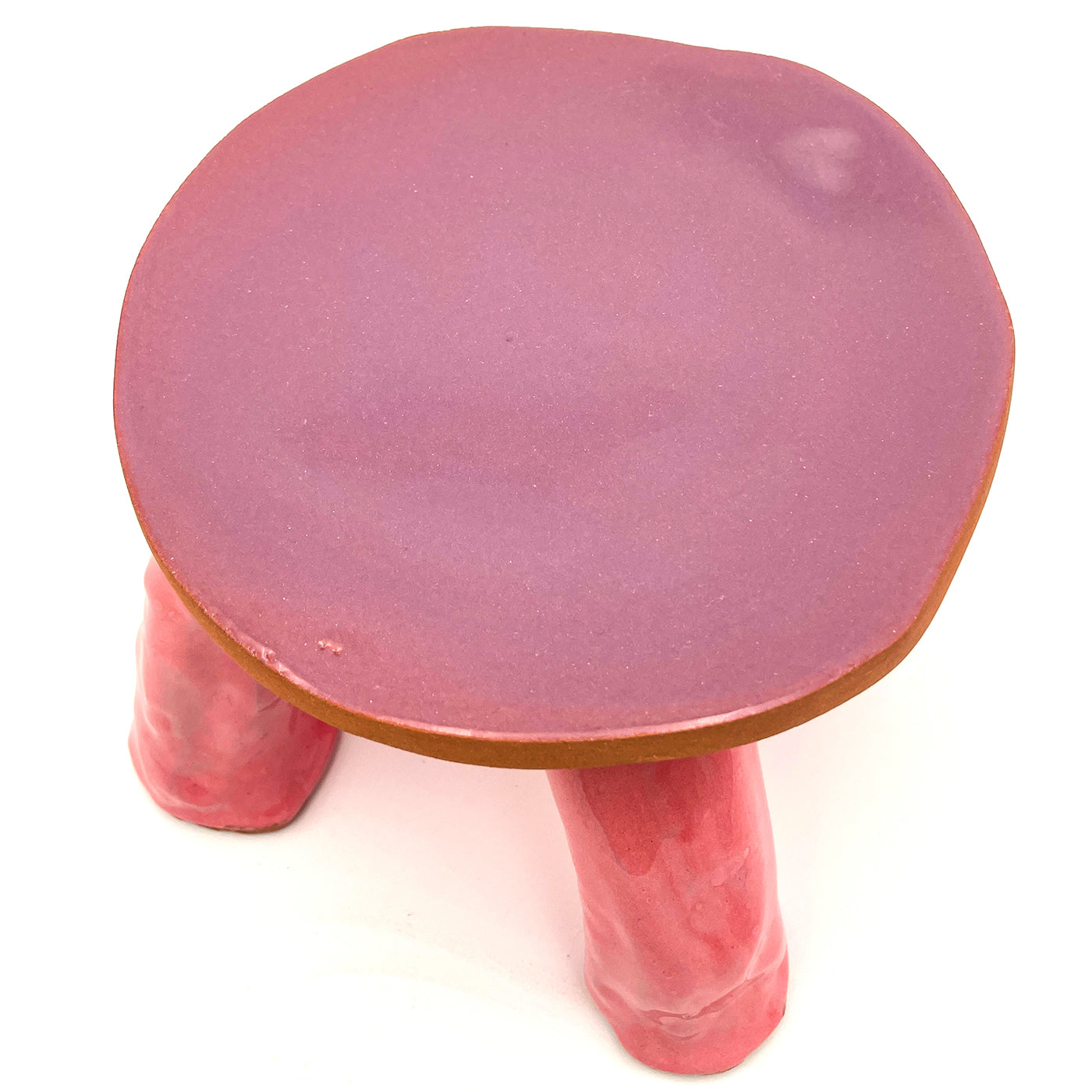 Fungo Series Lilac and Quartz Pink Ceramic Foodstand  - Alternative view 1