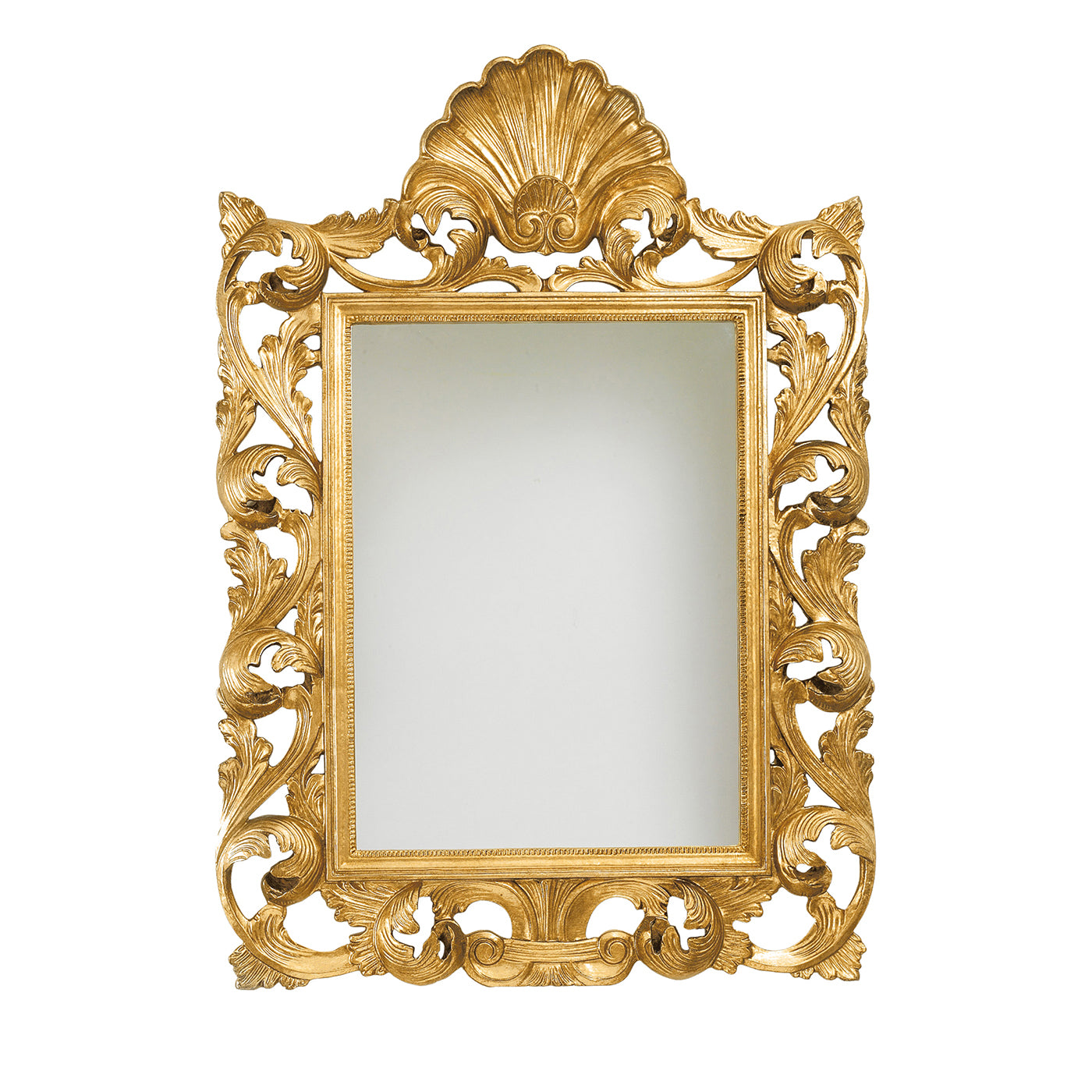 Leopold Baroque-Style Gold Leaf Wall Mirror - Main view