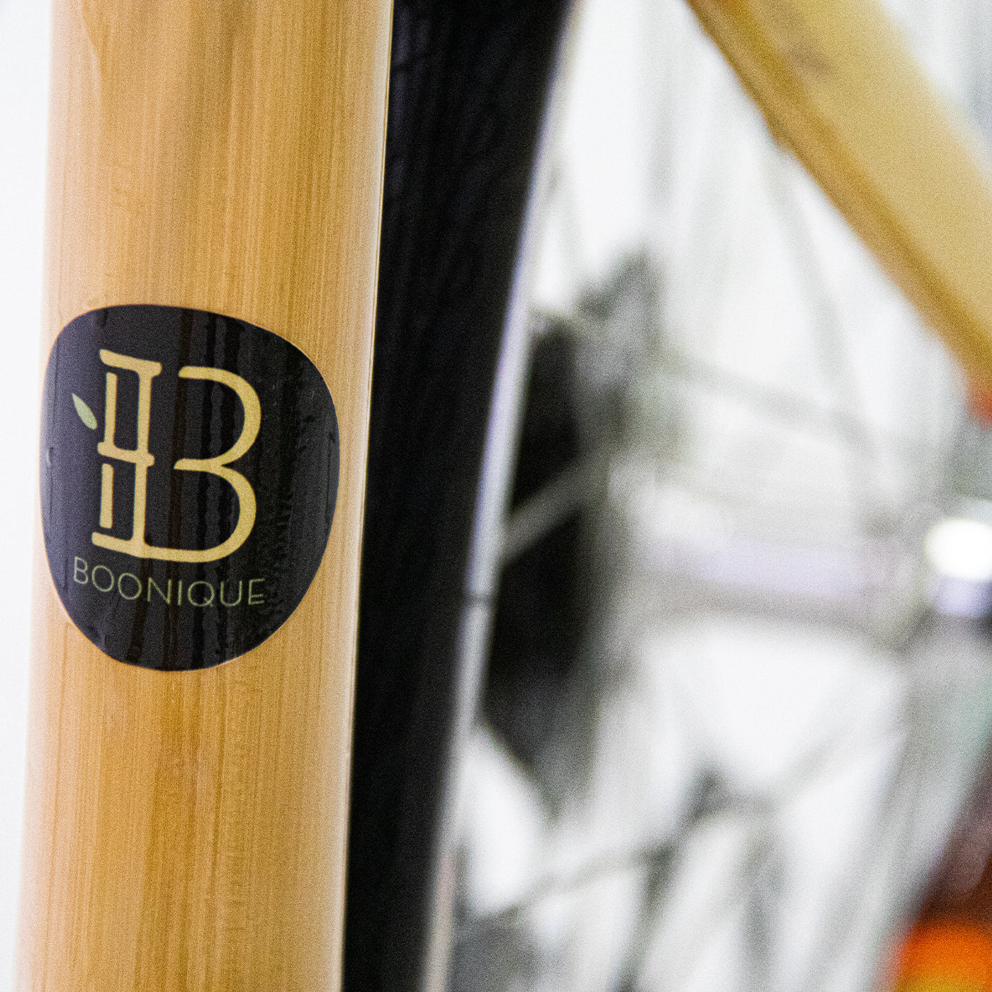 Bicicleta de bambú marrón grava - Vista alternativa 2