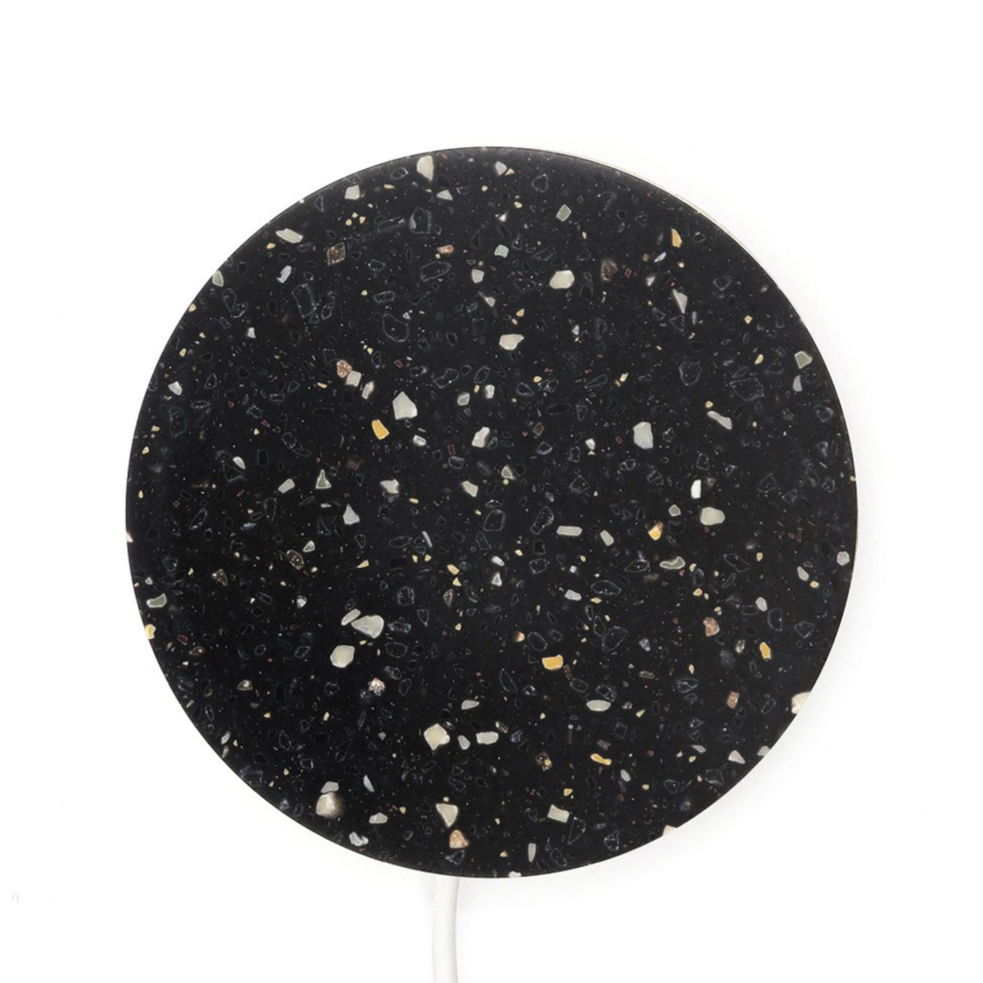 Deep Night Sky Corian Marble Base Small Wireless Charger - Alternative view 1