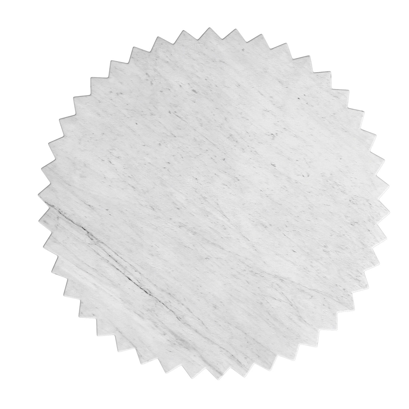 Doris Multifaceted In White Carrara Marble Coffee Table  - Alternative view 4