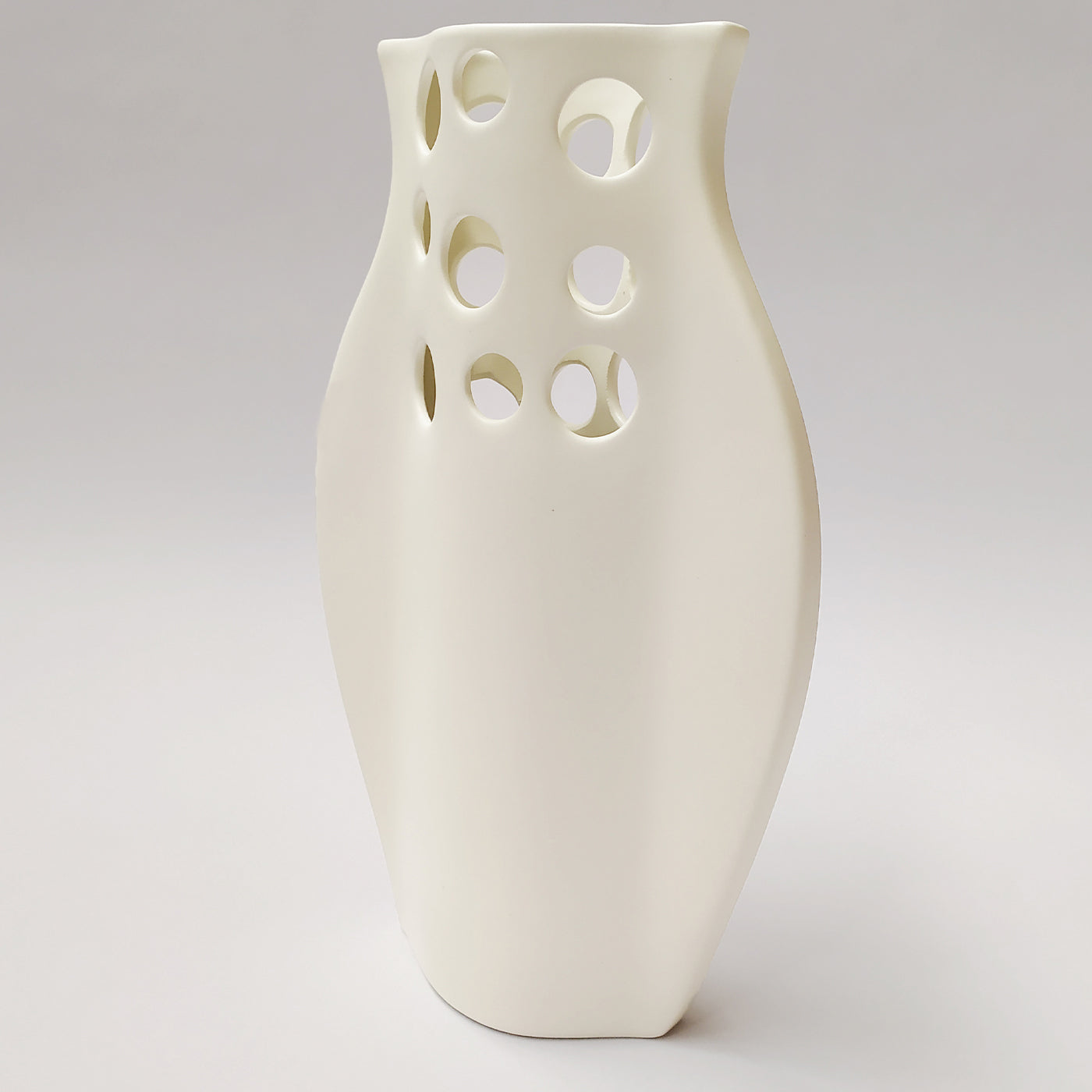 Schiacciati Matte White Vase #2 - Alternative view 2