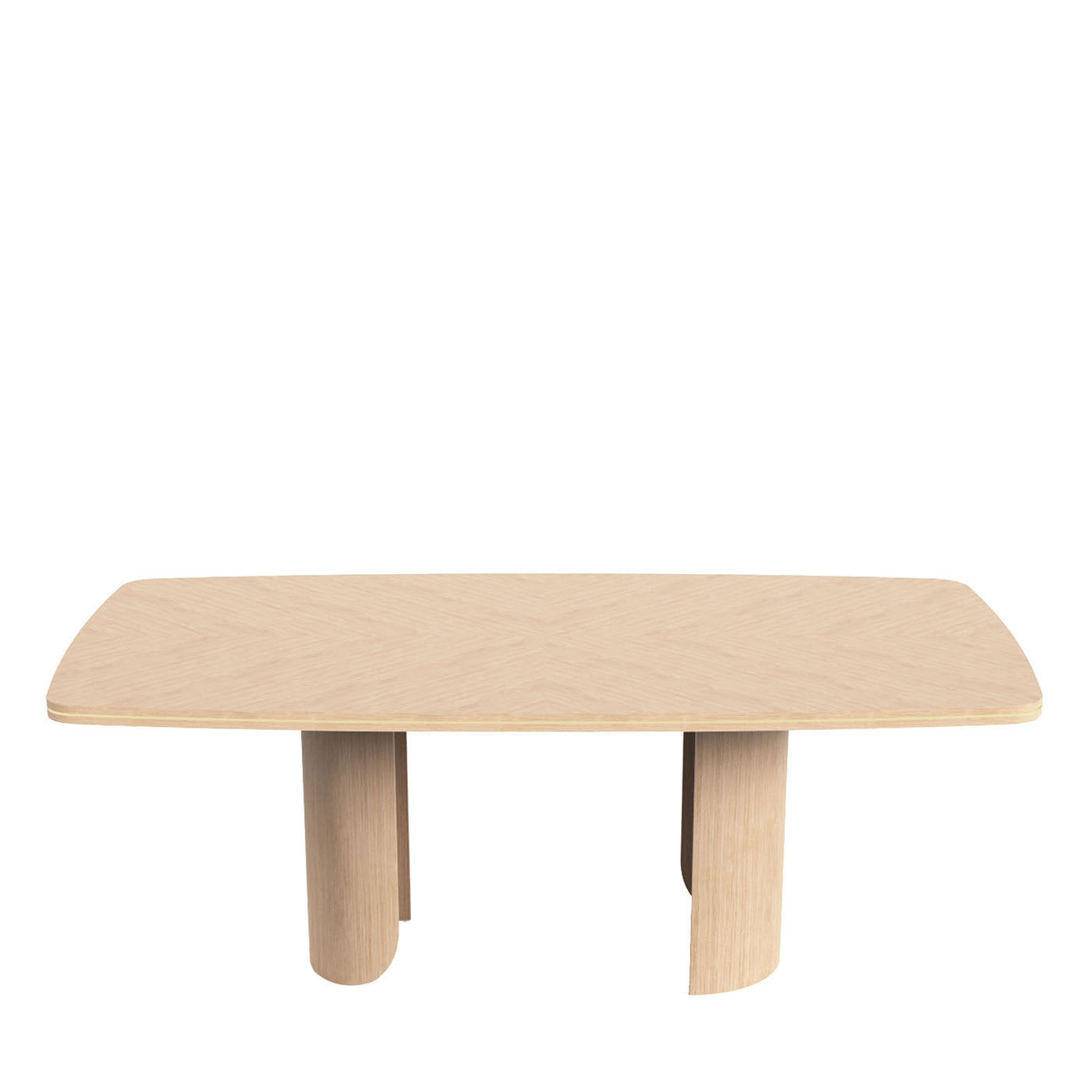 Edo Extendable Beige Dining Table - Main view