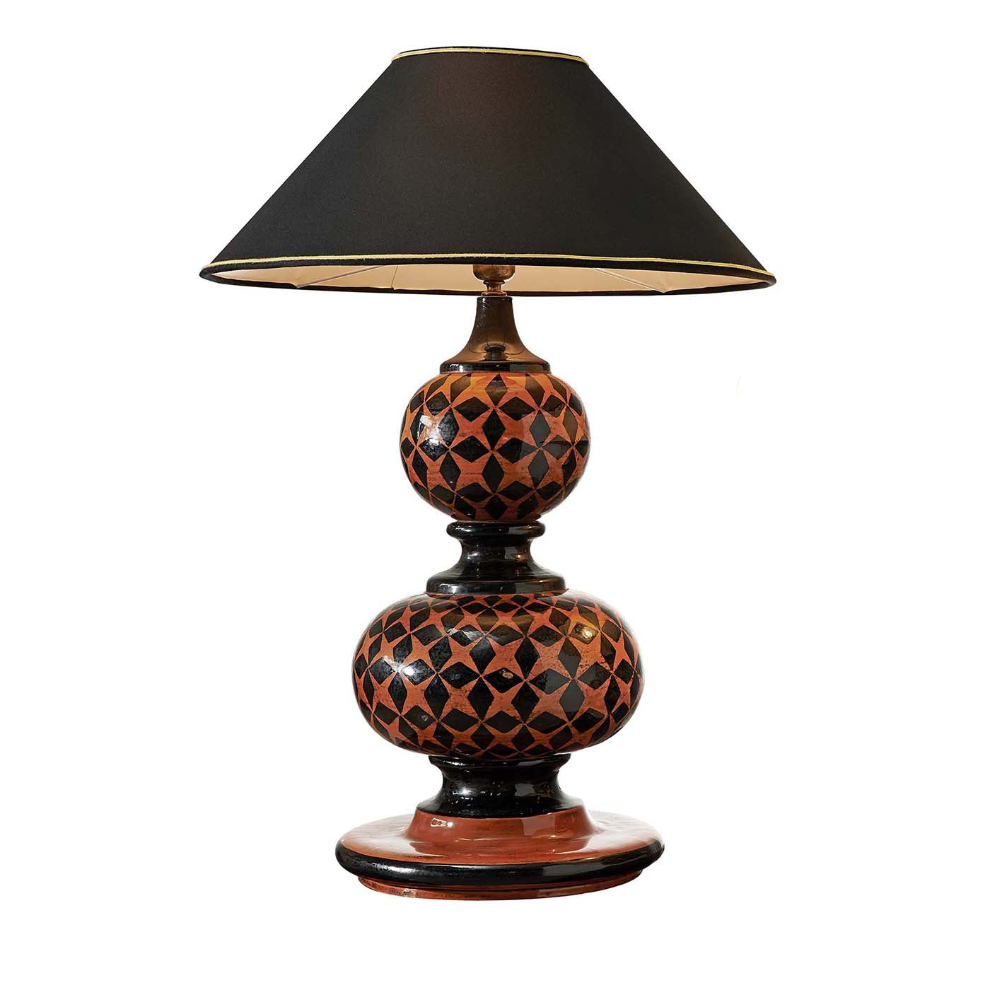Ginger Lamp with Black Stars - Main view