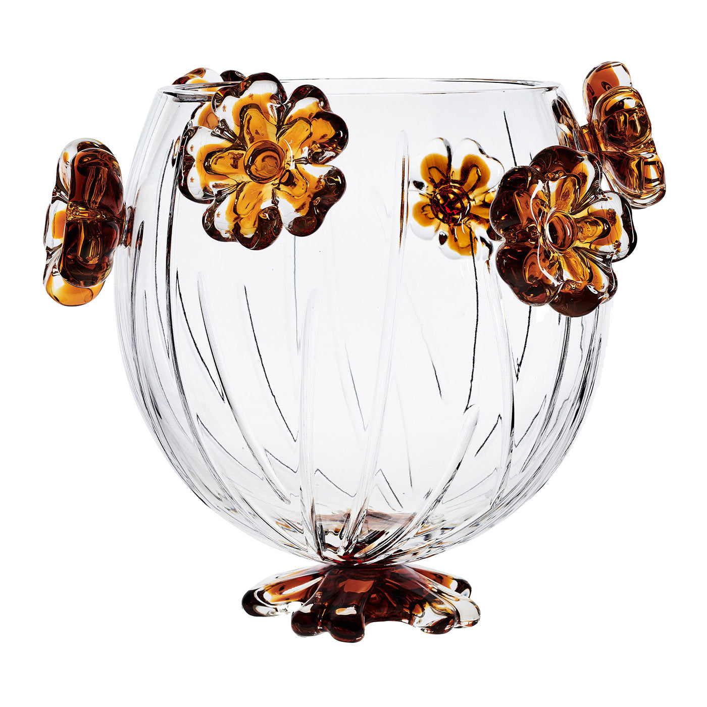 Cistus Drop with Amber Flowers Vase - Main view