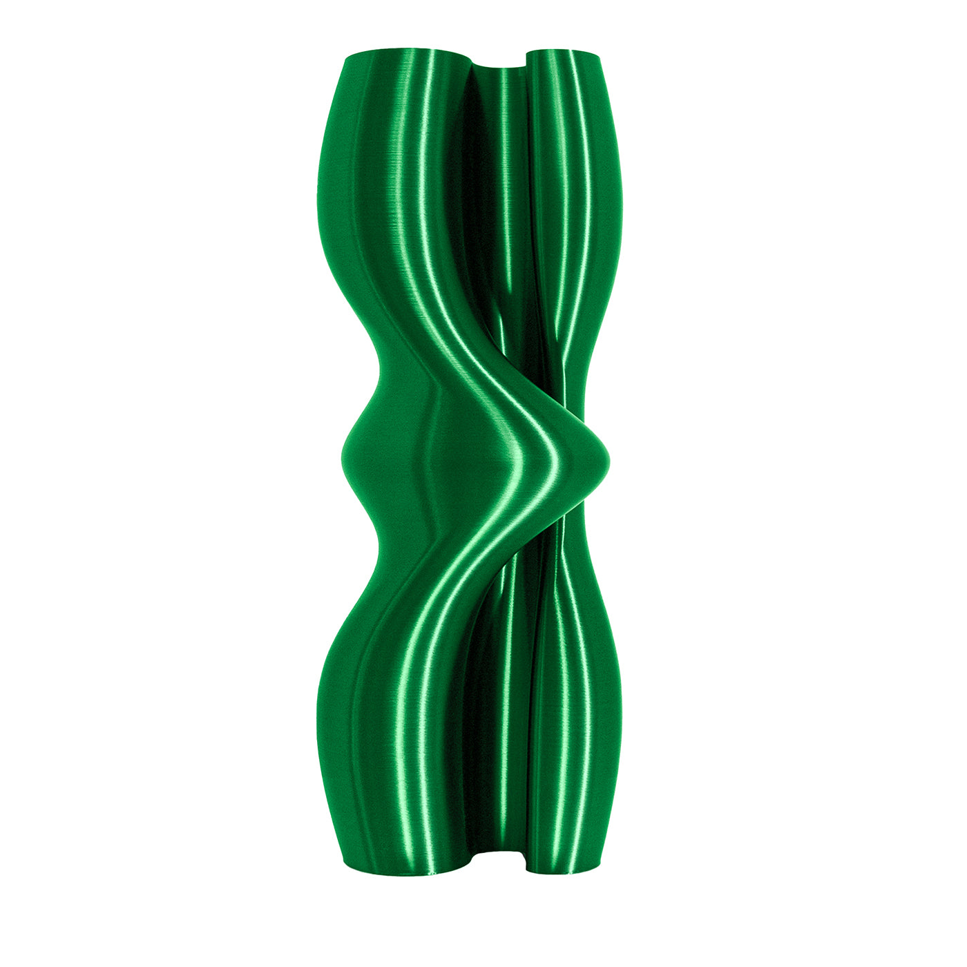 Gefühlsgrüne Vasen-Skulptur - Hauptansicht