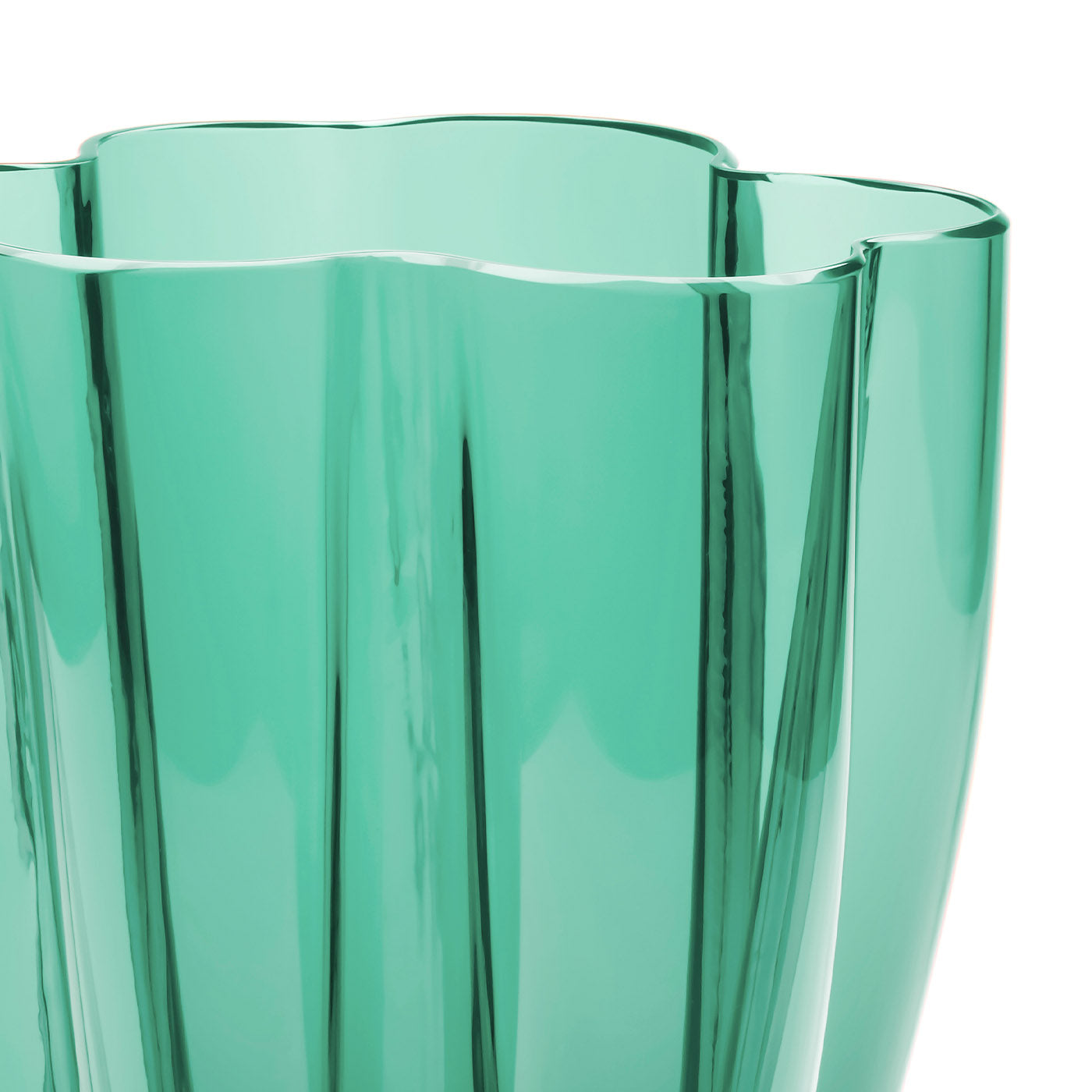 Petalo Emerald Green Small Vase - Alternative view 1