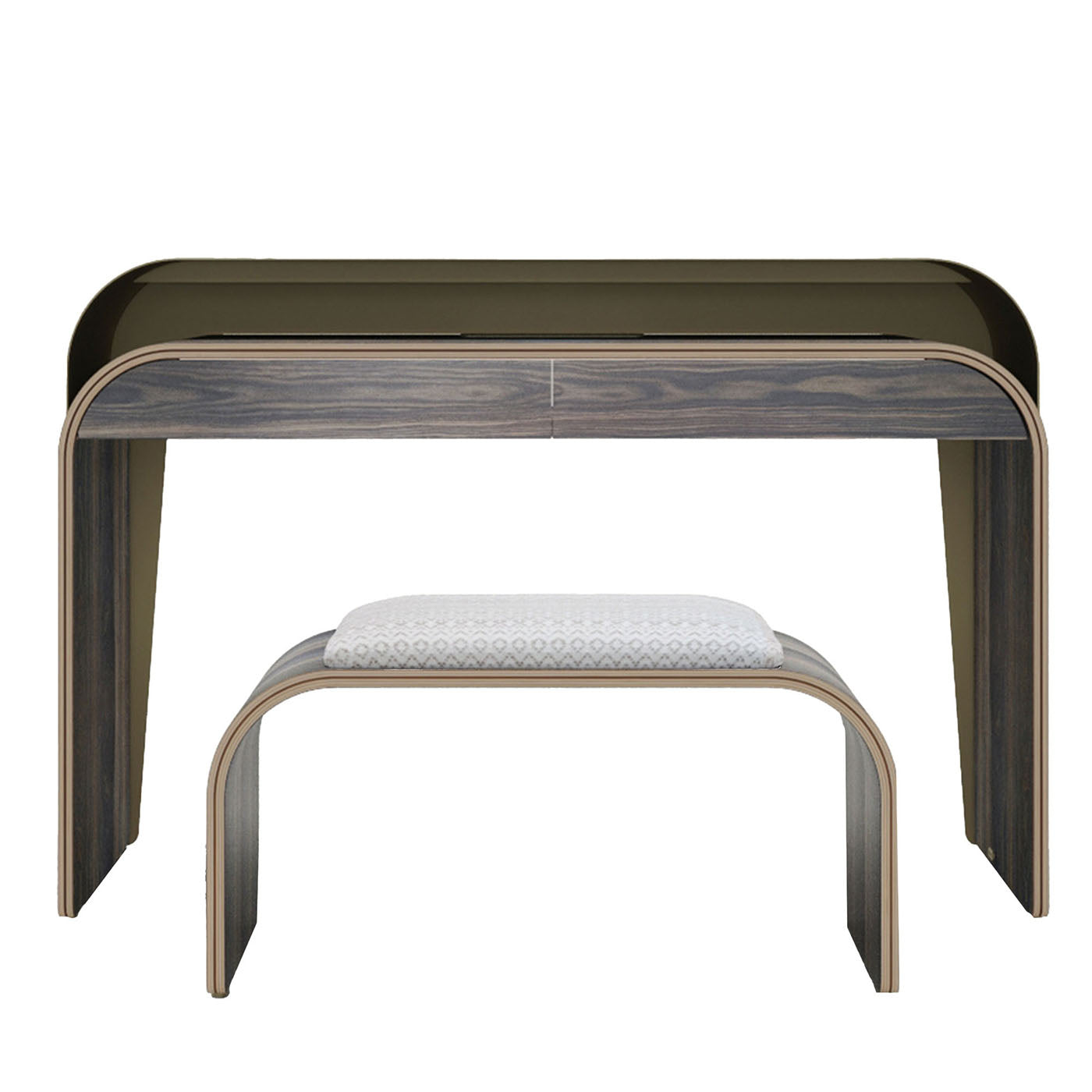Derj Wooden Console and Bench - Main view