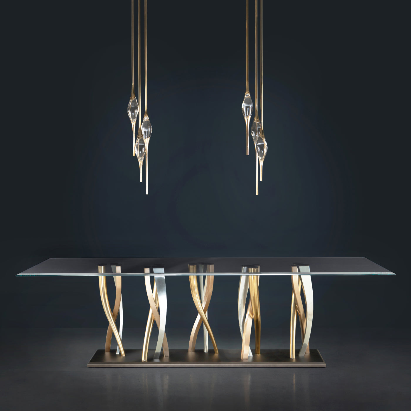 Il Pezzo 12 Round Chandelier Gold - Alternative view 3