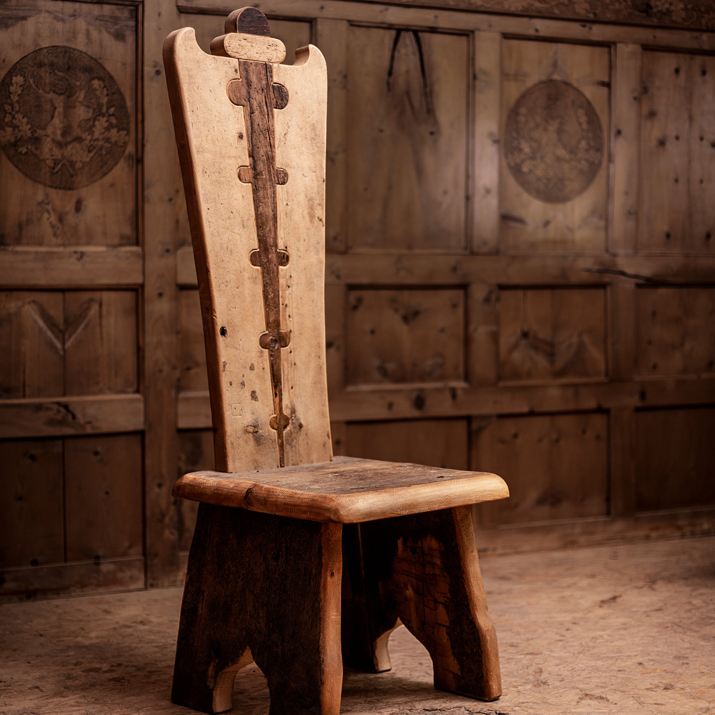 Viking chair, rustic online