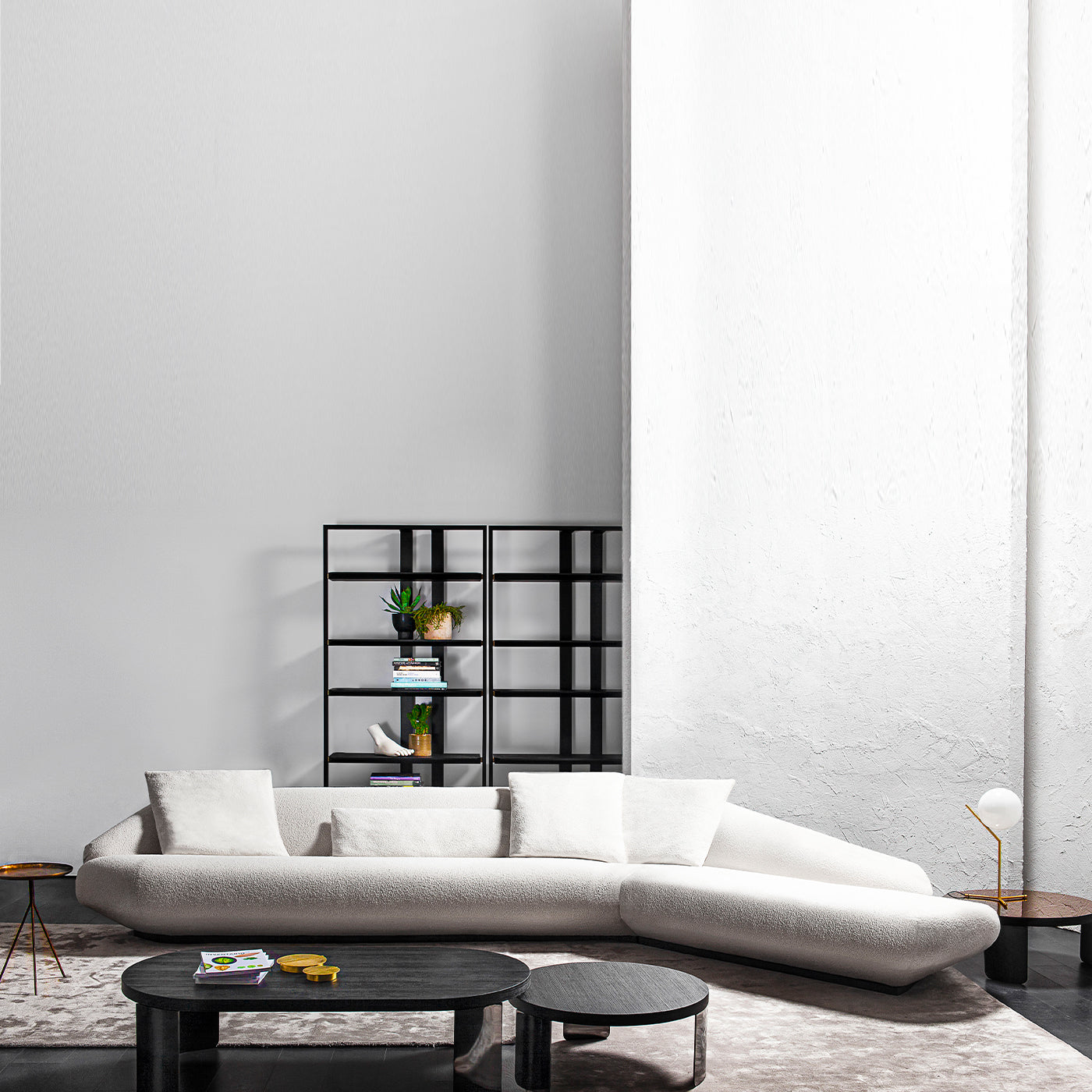Bolid 370 Angular White Sofa by Gianluigi Landoni - Alternative view 3