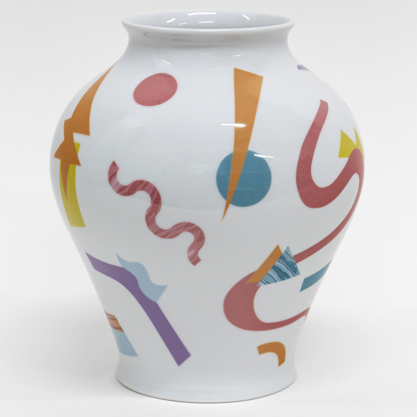 Alchimie Big Amphora Abstract Decor Porcelain Vase  - Alternative view 1