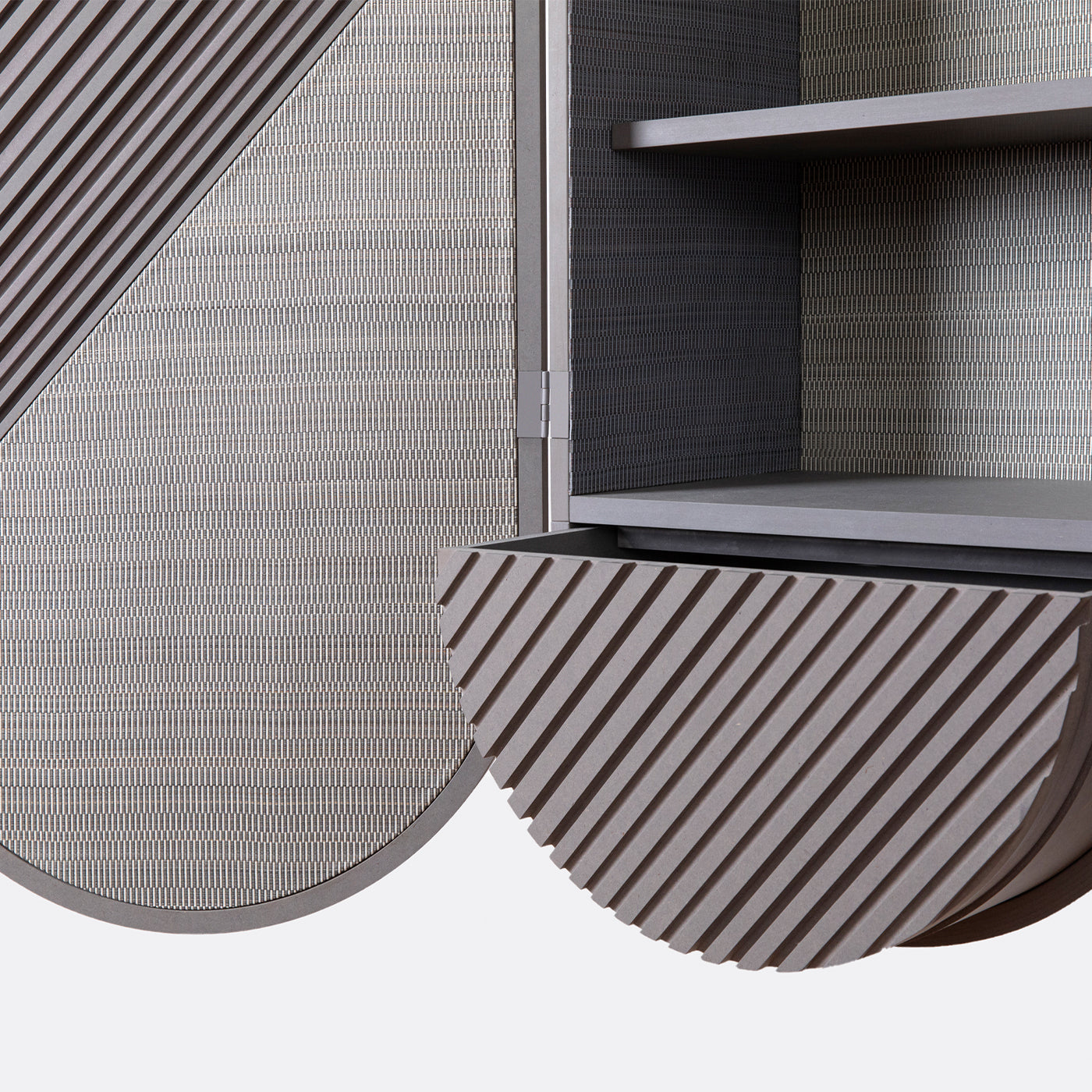 Hermès Decor O Wall Grey Cabinet Milan DW Limited Edition - Alternative view 1