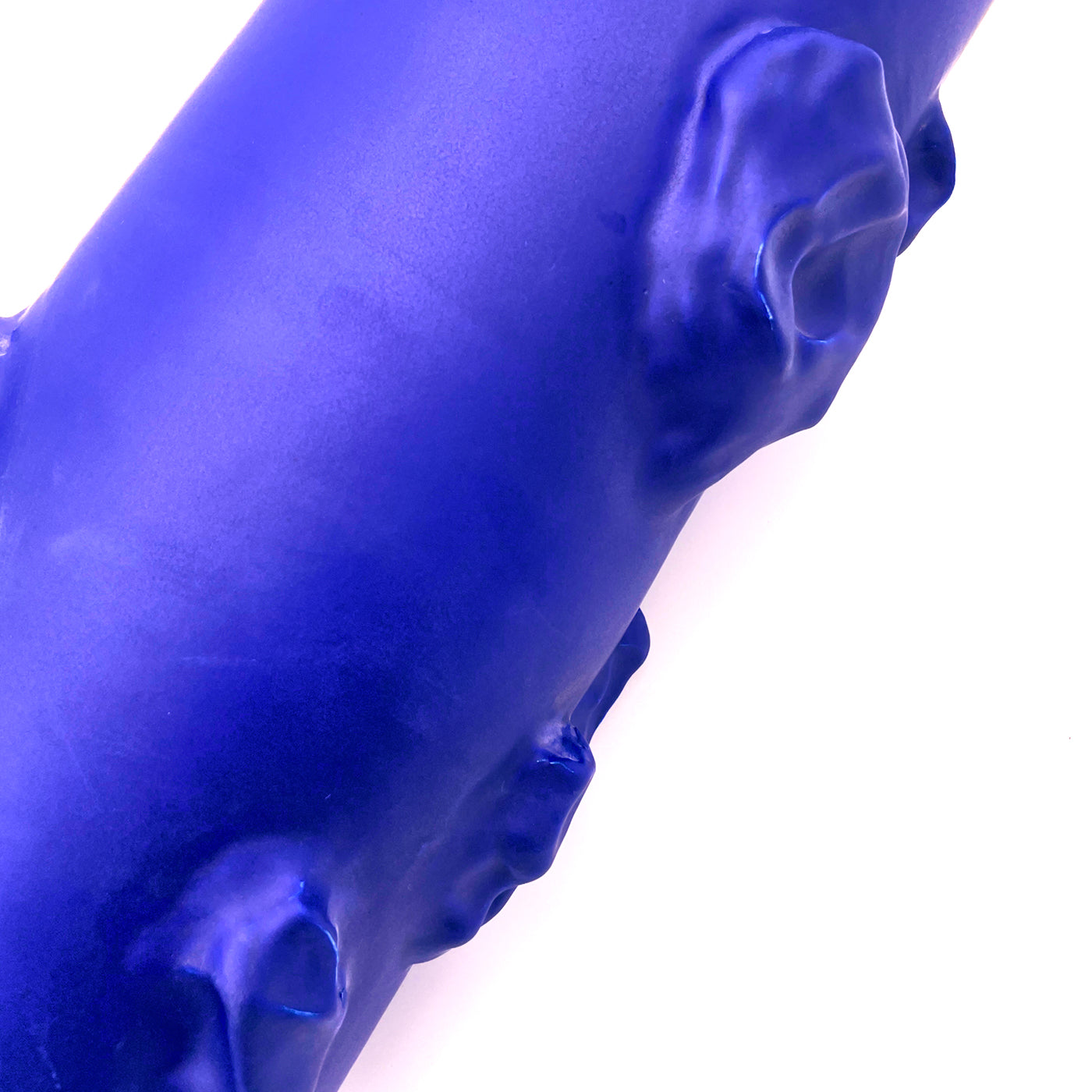 Gum Matte Deep Blue Cylinder Vase - Alternative view 1