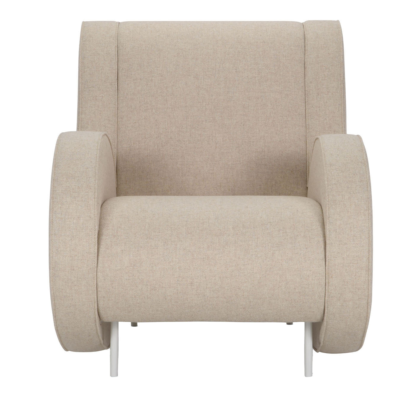 Ata Beige Armchair By Simone Micheli - Main view