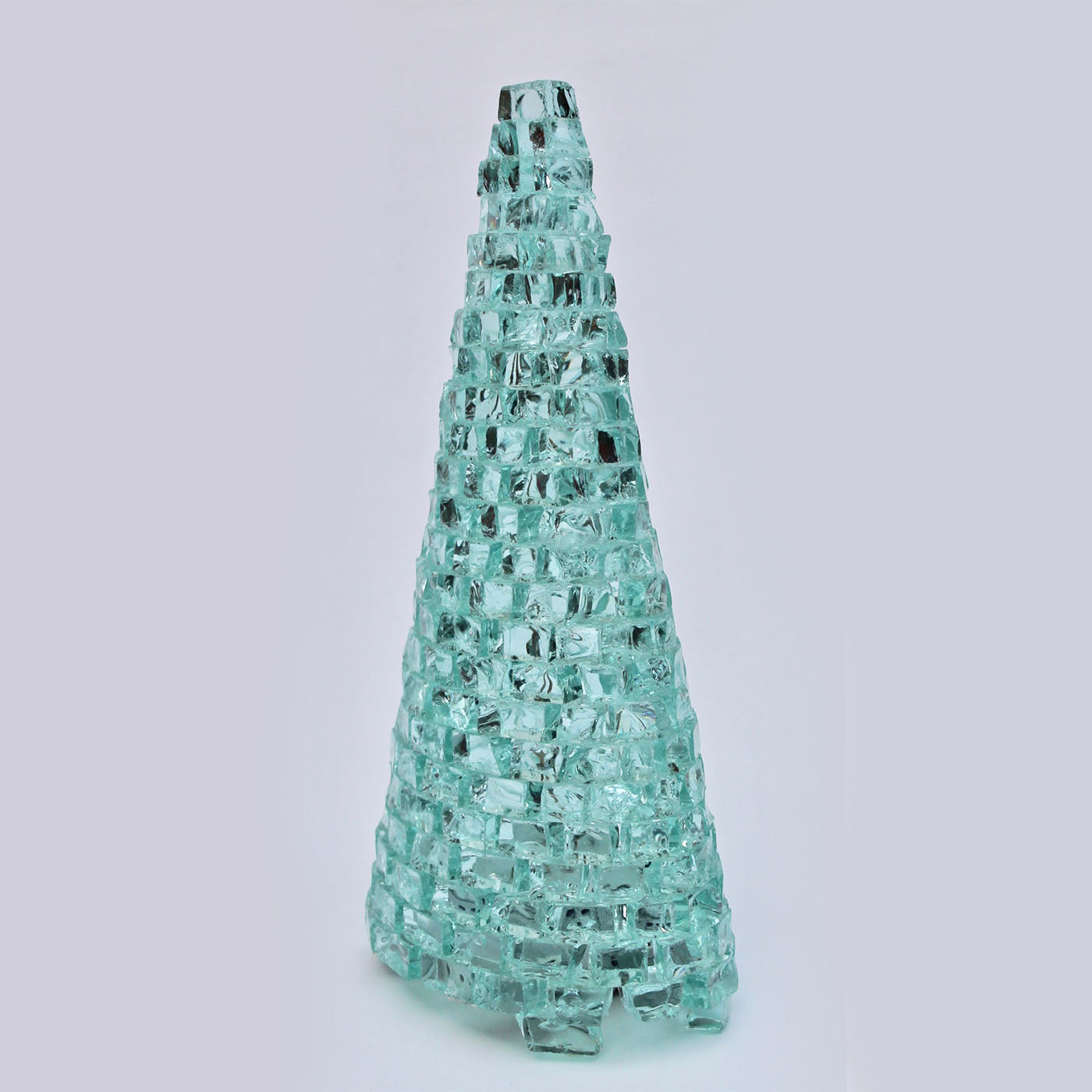 Conè Green Glass Sculptural Lamp - Alternative view 2