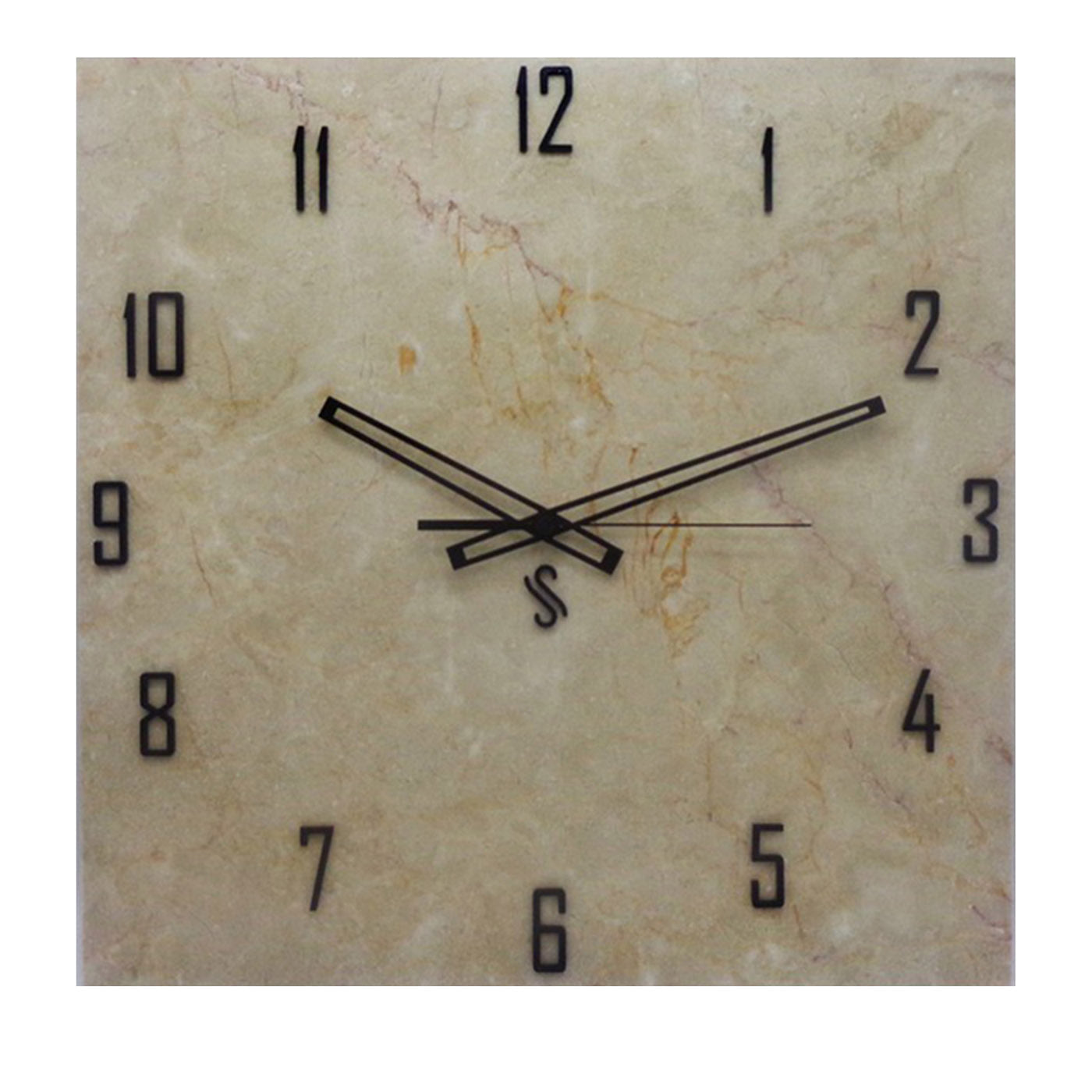 Reloj de pared cuadrado Crema Marfil - Vista principal