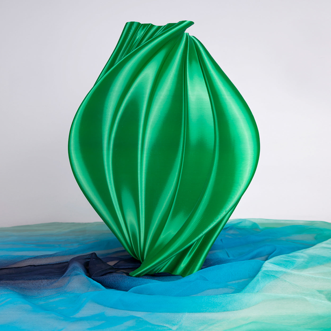 Damocle Green Vase-Sculpture - Alternative view 3