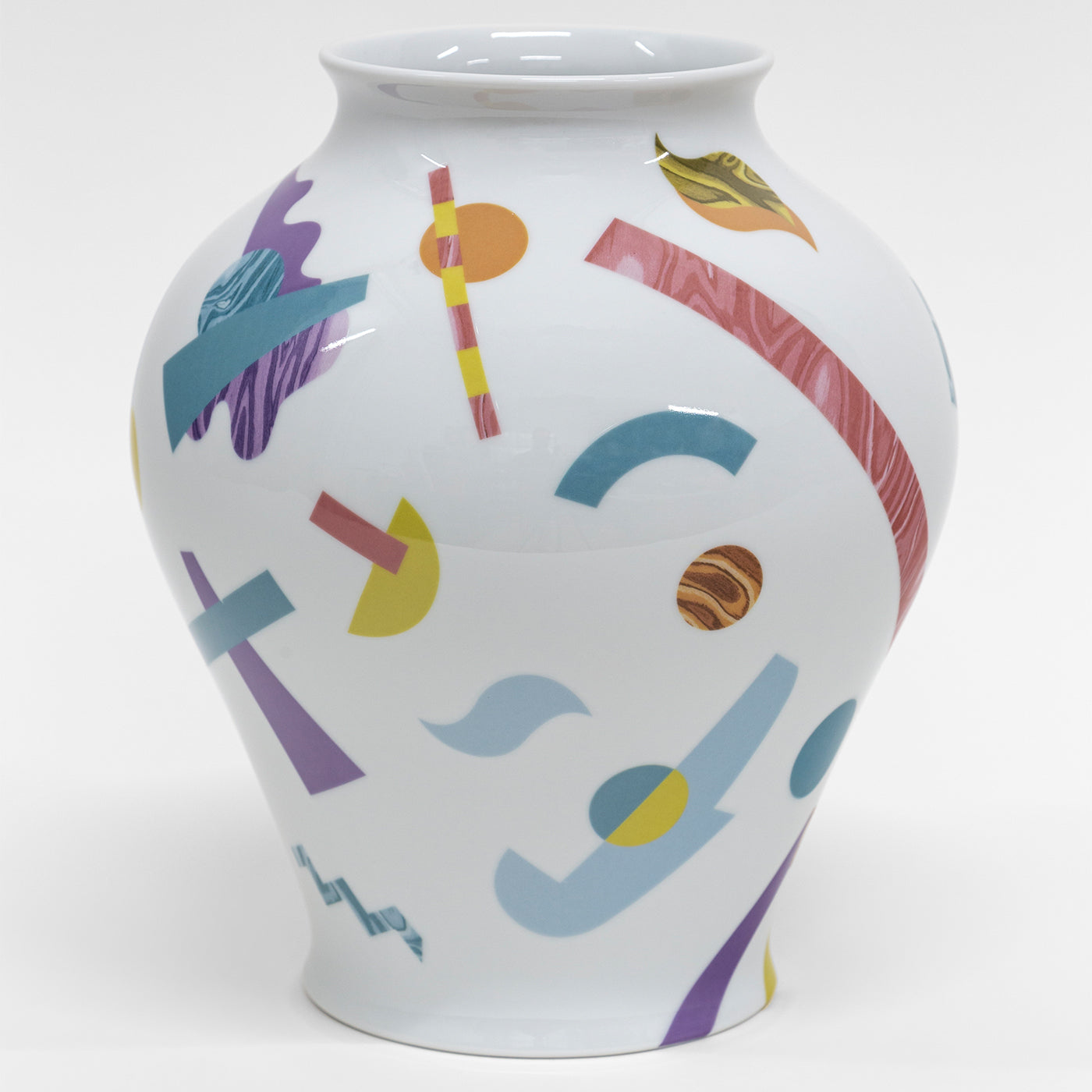 Alchimie Große Amphora Abstraktes Dekor Porzellan Vase  - Alternative Ansicht 5