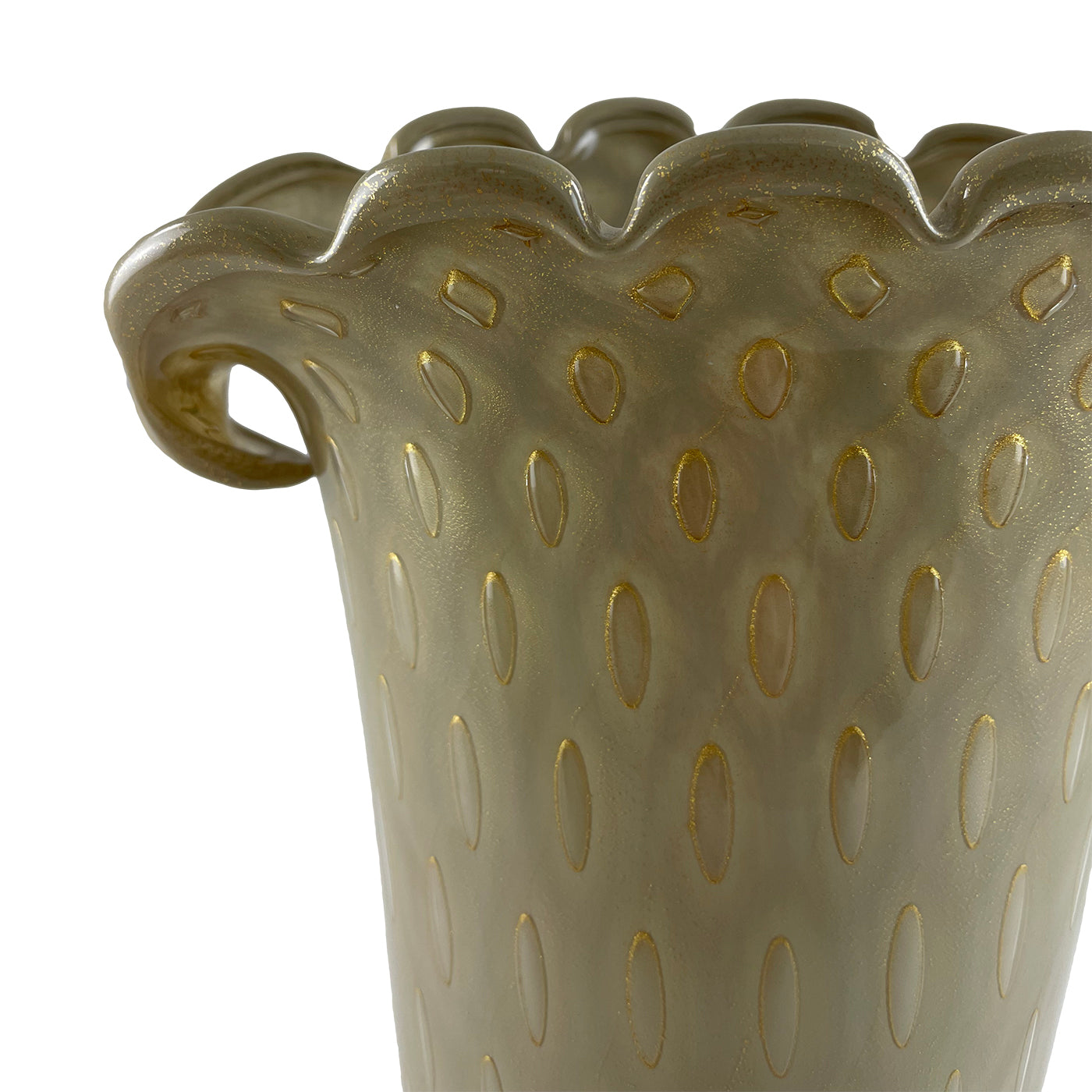 Conchiglia Grand vase zoomorphe en verre beige - Vue alternative 1