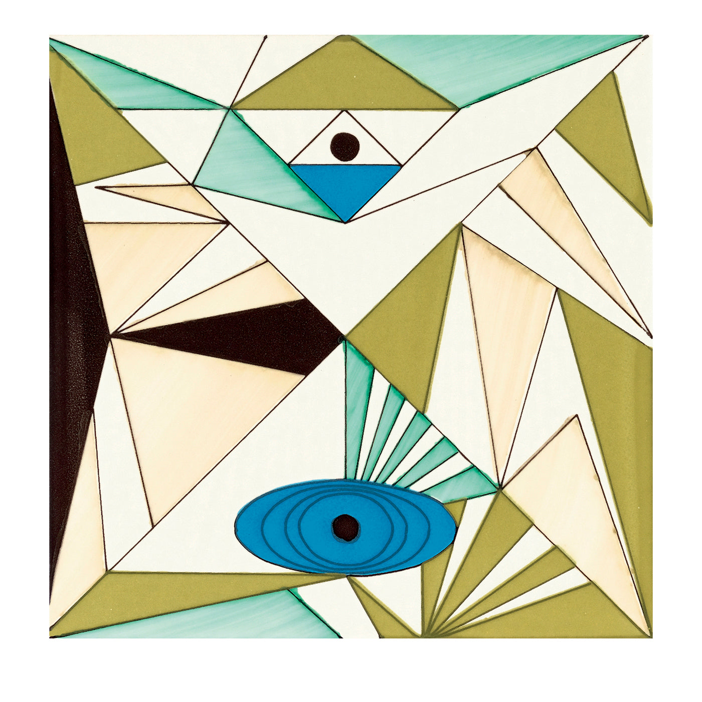 Set of 25 Geometric Face Tiles - Main view