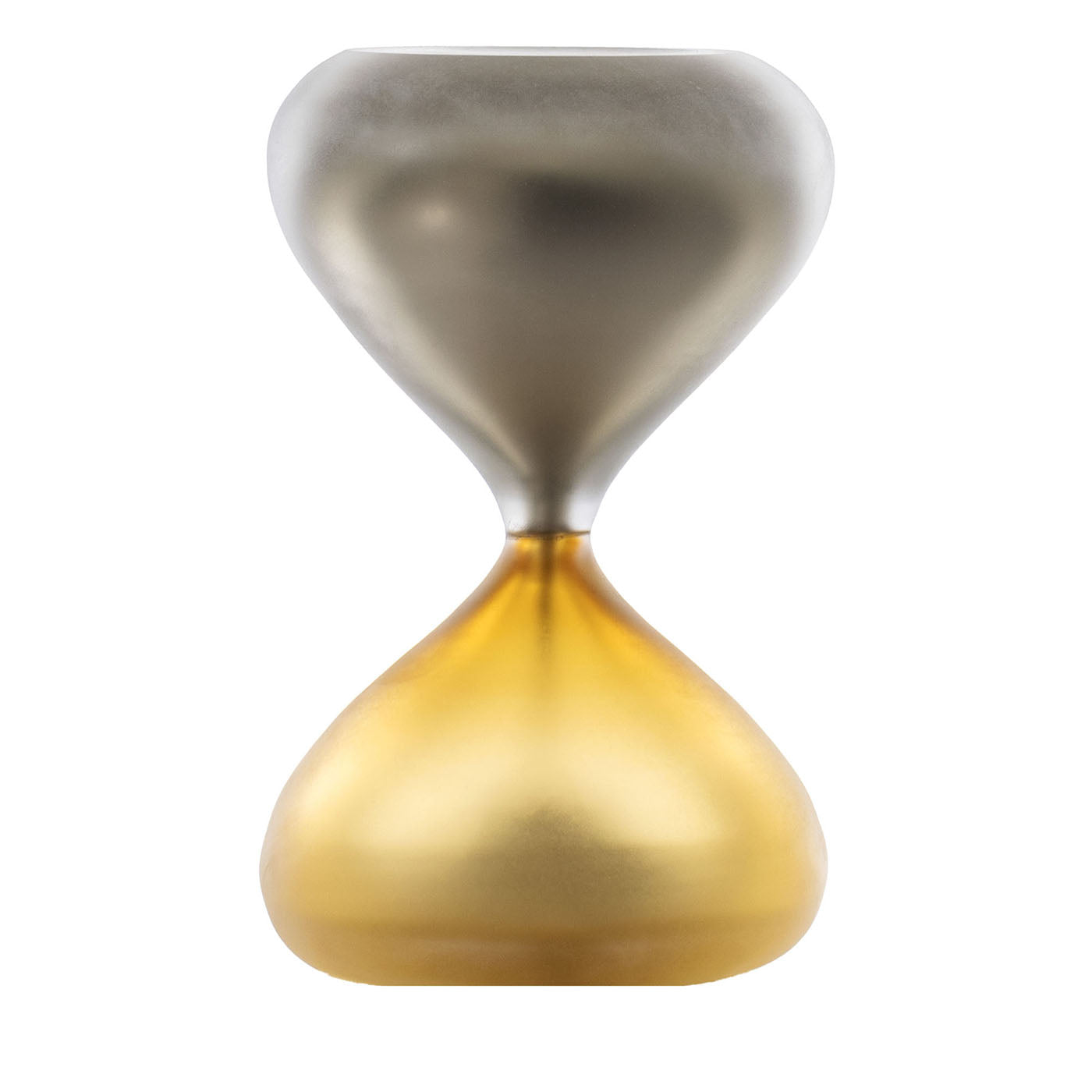 Sommersa Medium Frosted Metallic Bronze and Gold Hourglass - Main view