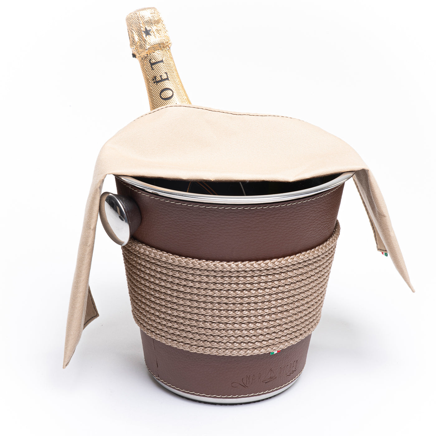 Glacette with Rope and Beige Eco-Leather Inserts - Alternative view 1