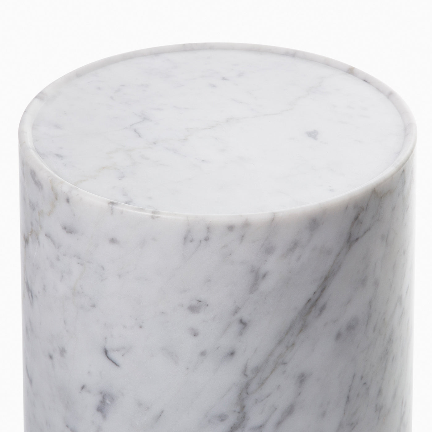 Amara Side Table in Carrara Marble - Alternative view 1