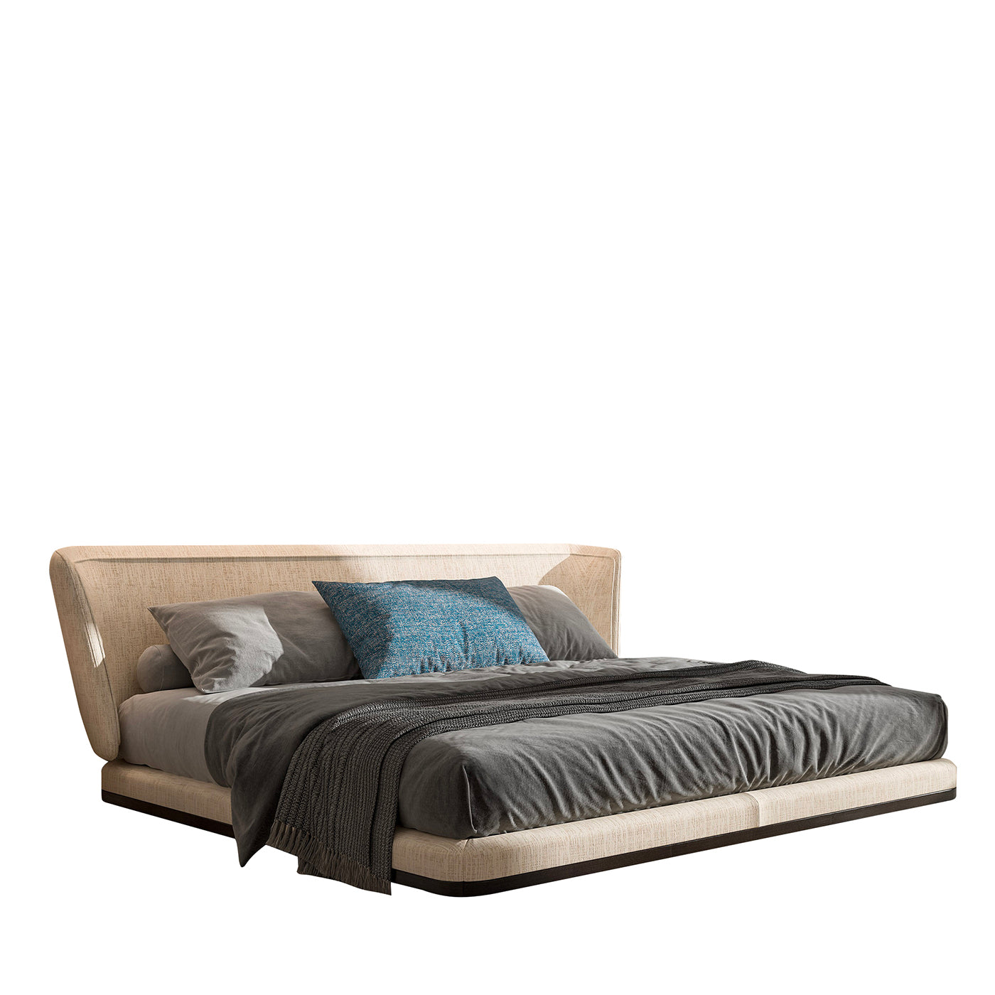Cream King Size Bed CPRN Homood | Artemest
