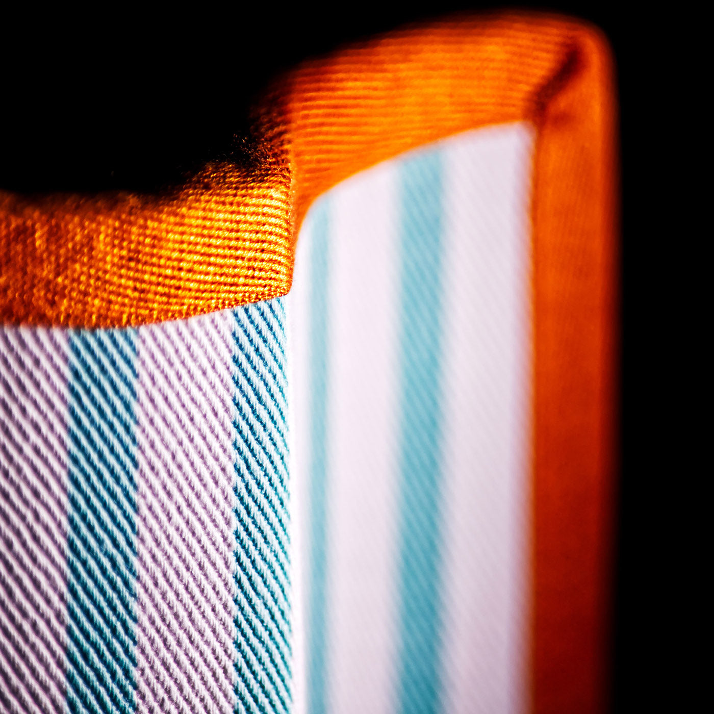 Lampada da parete a strisce blu e arancione - Vista alternativa 1
