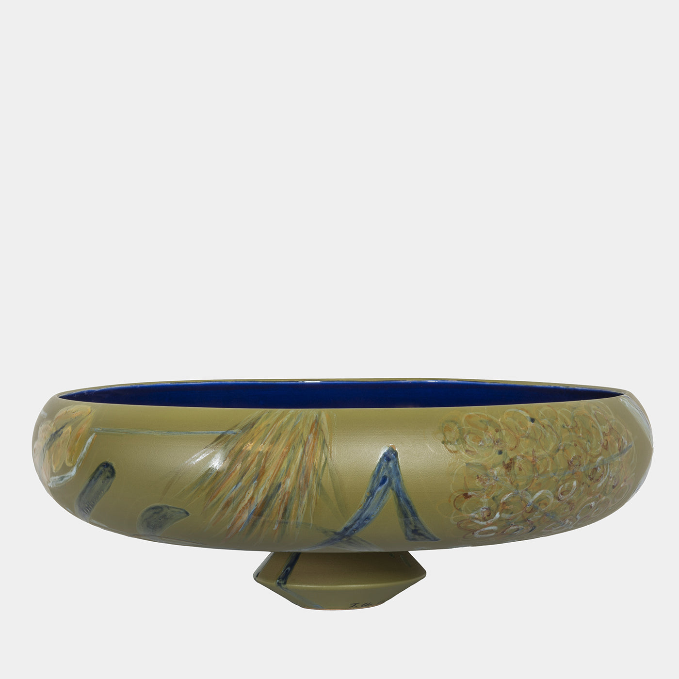 Panarea Hand-painted Ceramic Centerpiece - Alternative view 3