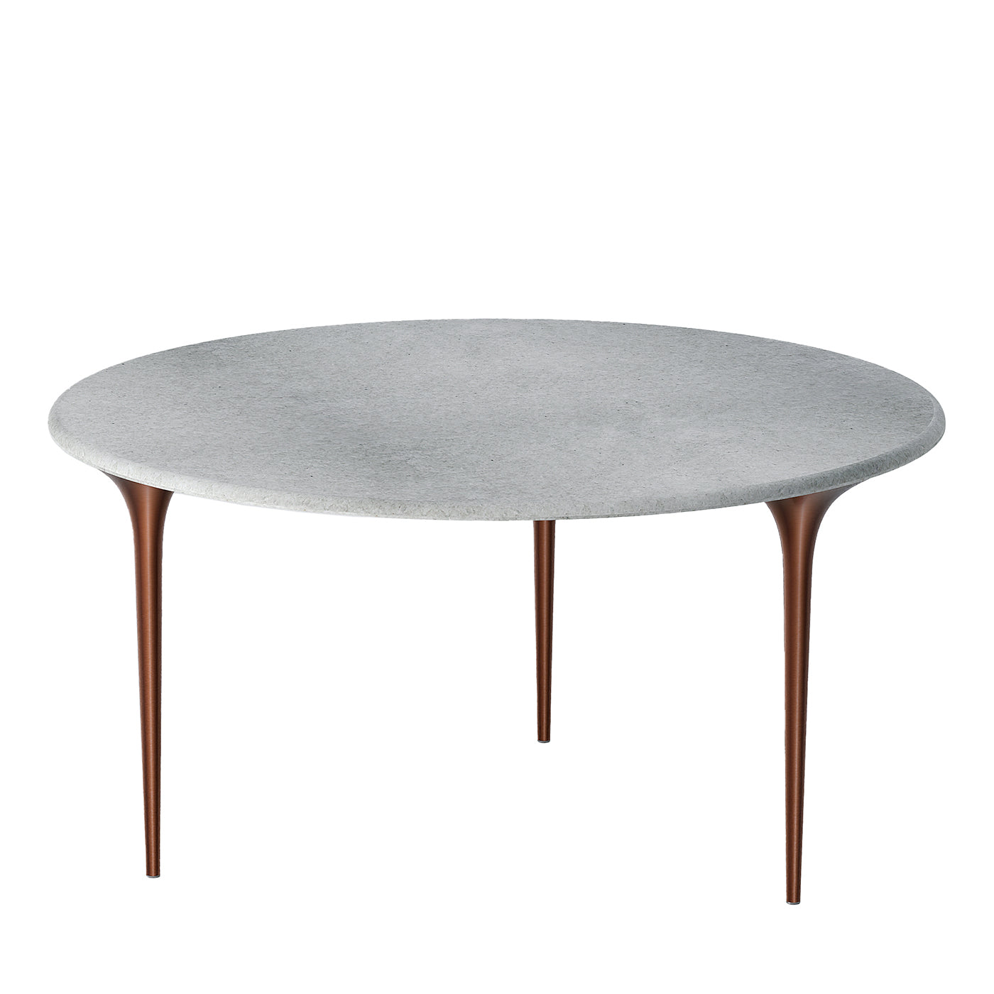 Organic 150 Table à manger en marbre blanc - Vue principale